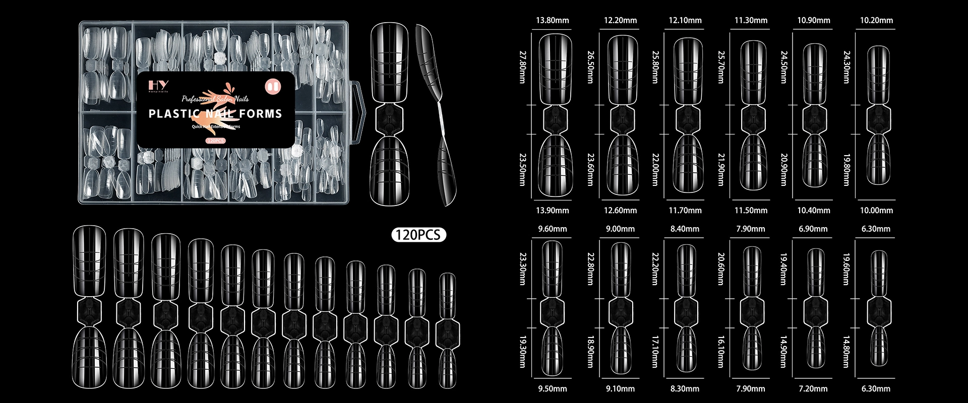 Nail-Forms-Kit - Hanyinails 轮播图 - Hanyinails