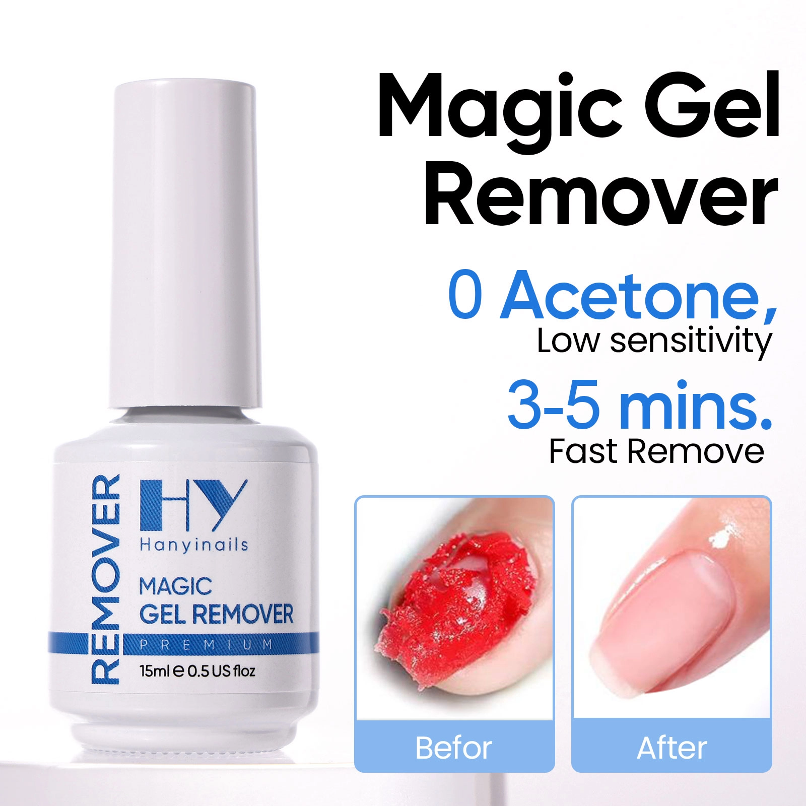 Magic-Gel-Remover - Hanyinails HY-卸甲胶-3 - Hanyinails