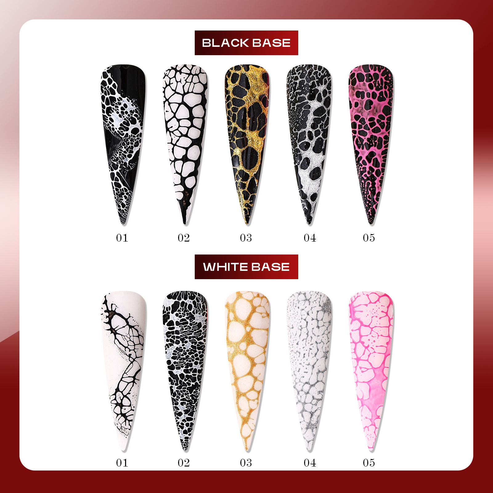 abstract nail art