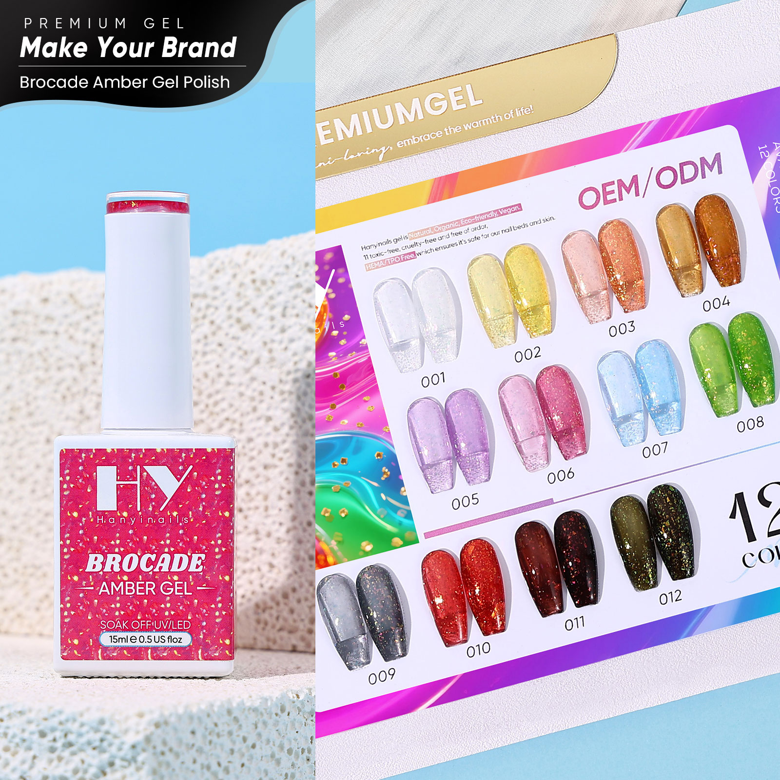 amber jelly gel polish