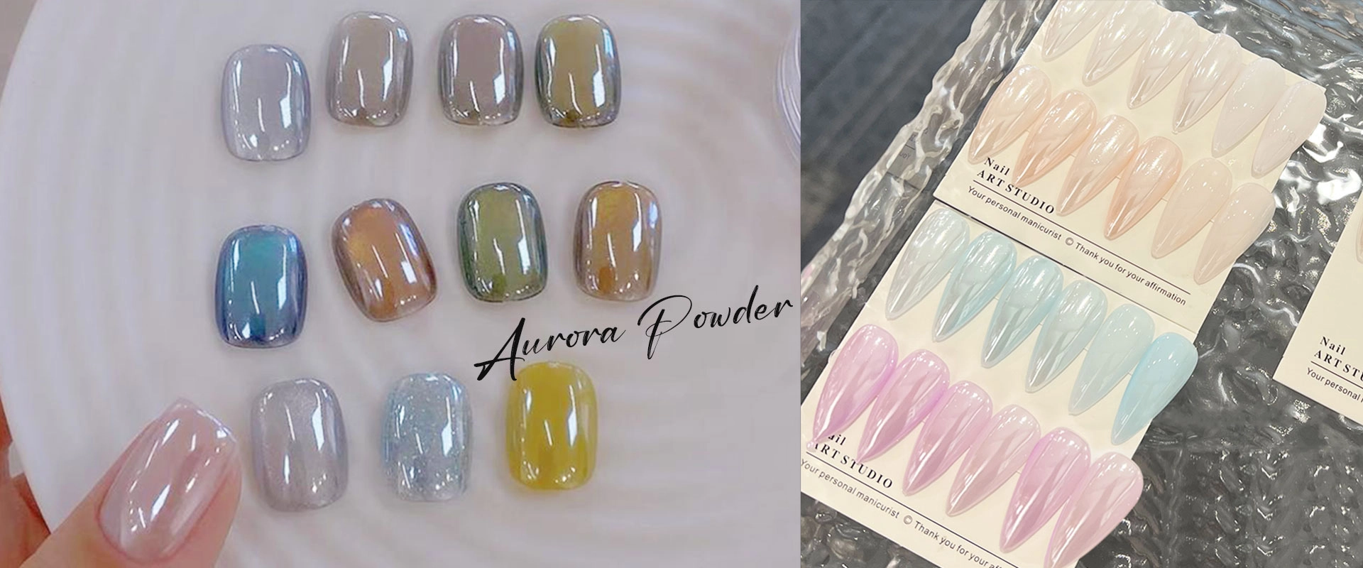 Aurora-Powder - Hanyinails Aurora-Powder - Hanyinails