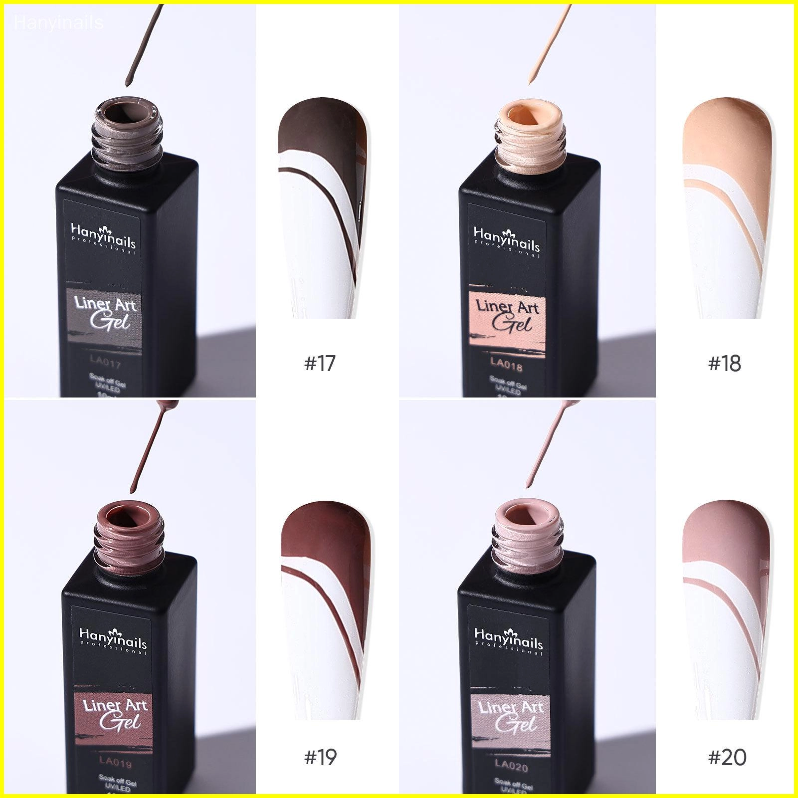 Autumn Liner Art Gel Kit - Hanyinails