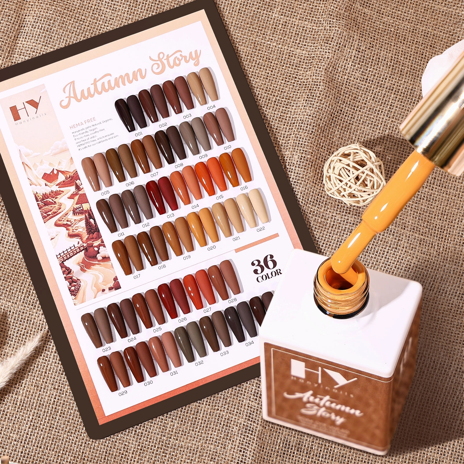 Autumn-Story-Gel-Polish - Hanyinails Autumn Story Gel Polish - Hanyinails