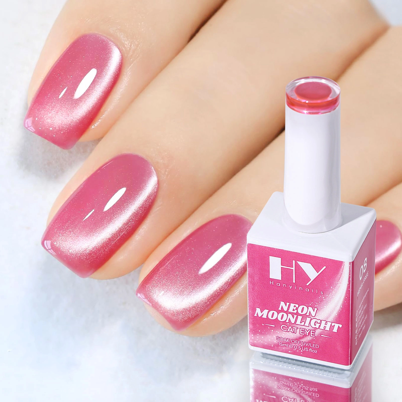 лучший лак для ногтей «кошачий глаз» - Hanyinails