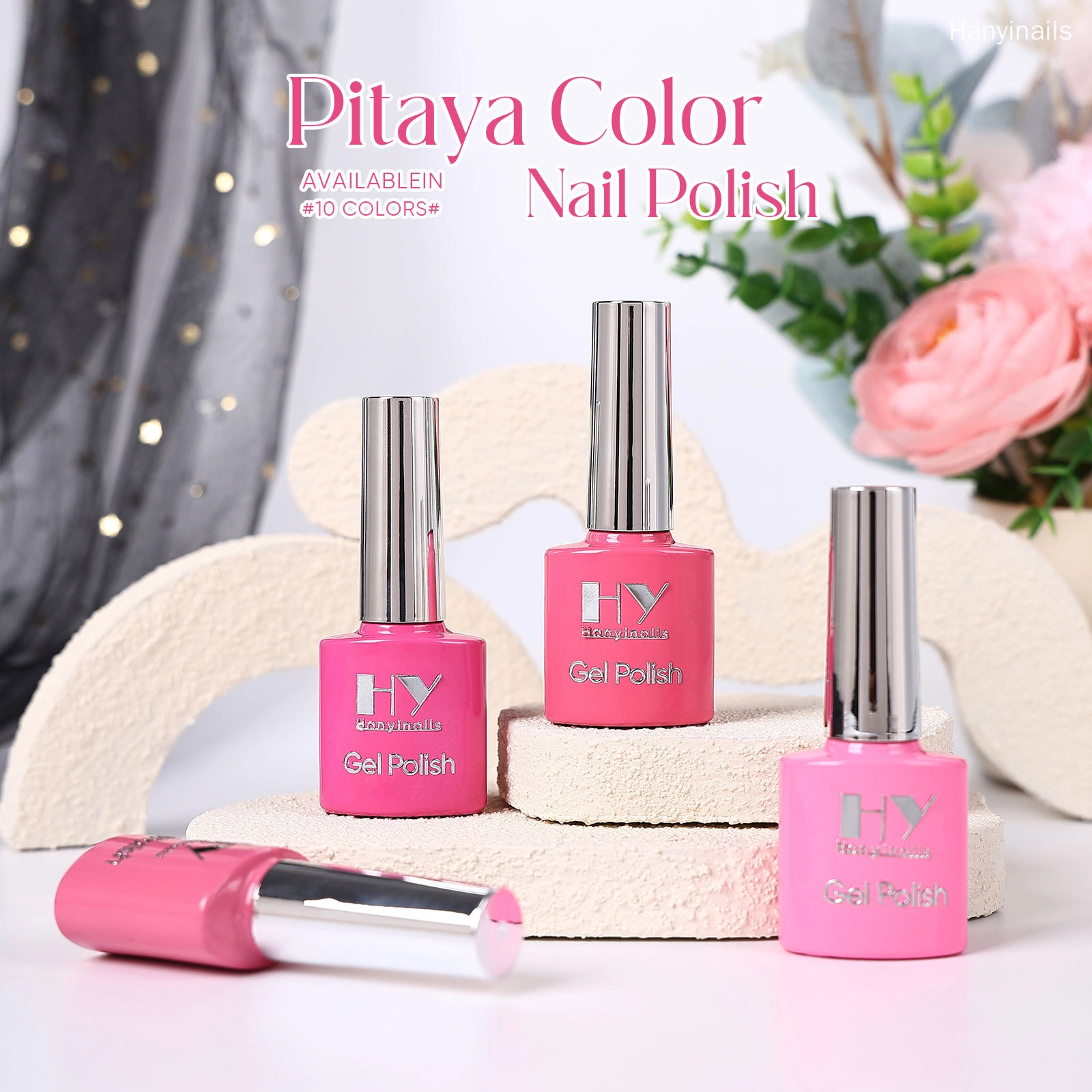 лучший гель-лак с блестками - Hanyinails