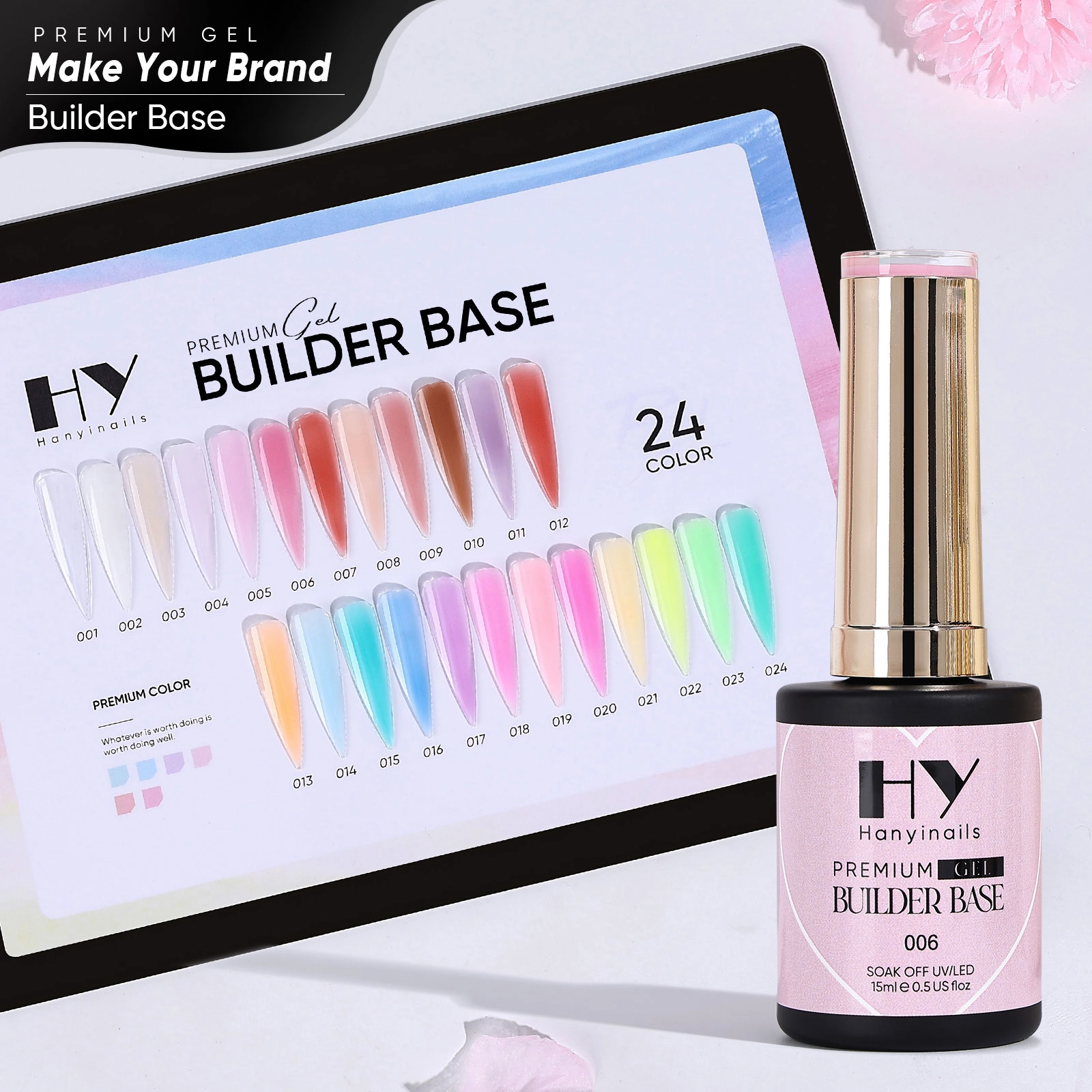 best rubber base gel - Hanyinails