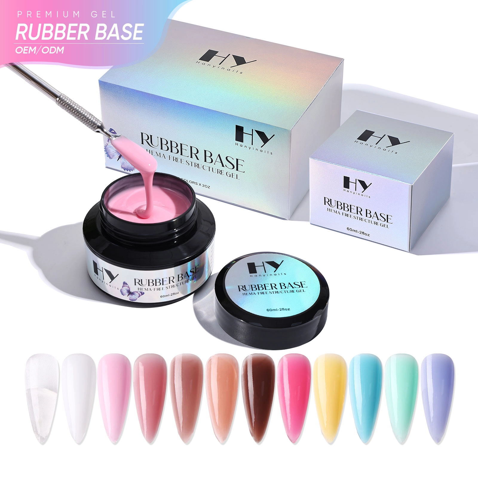 best rubber base gel - Hanyinails