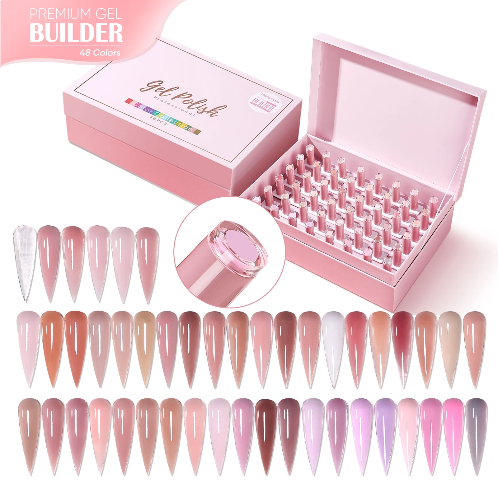 builder gel nails - Hanyinails