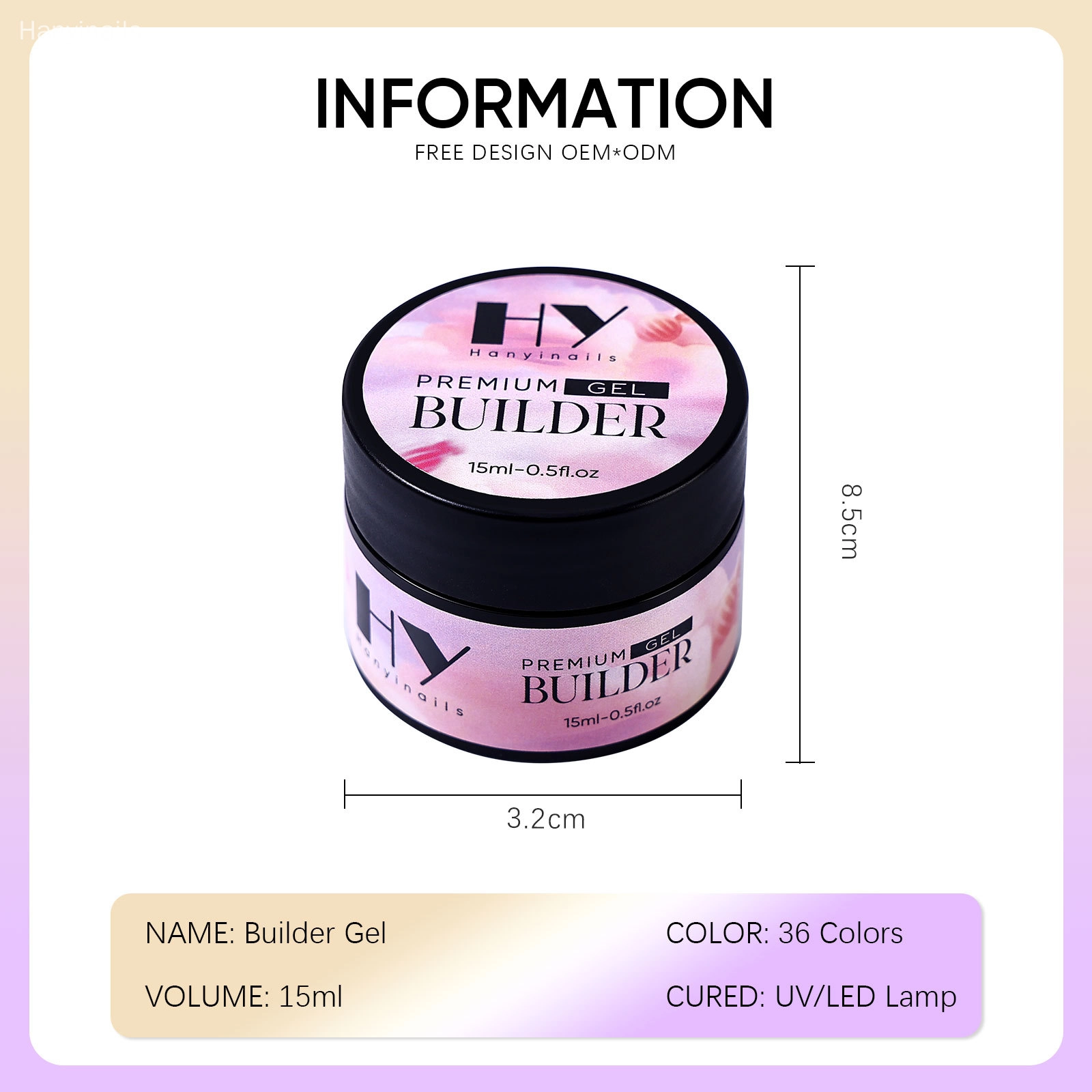builder nail gel - Hanyinails