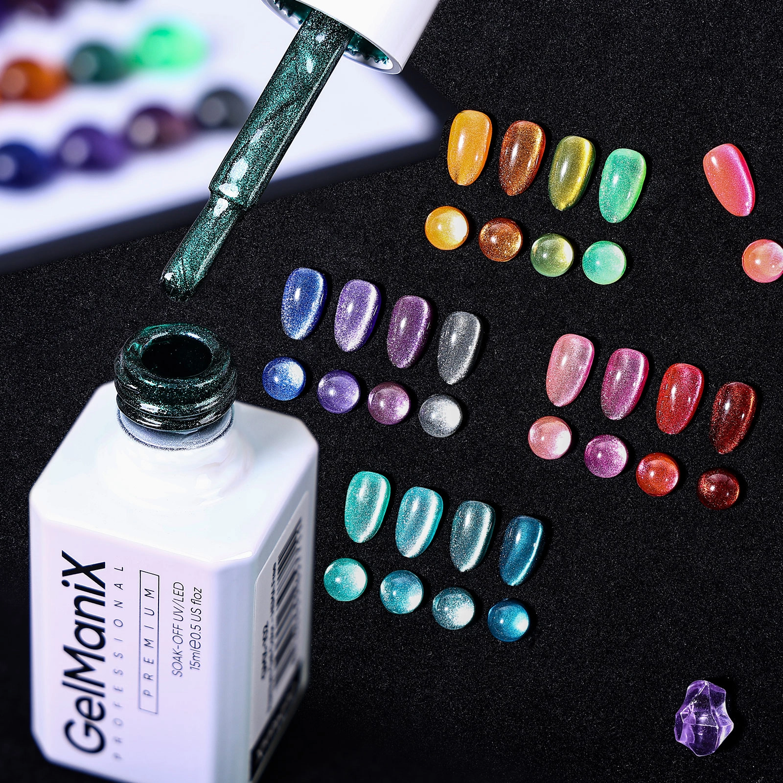 18色-Crystal-Cat-Eye-9 - Hanyinails