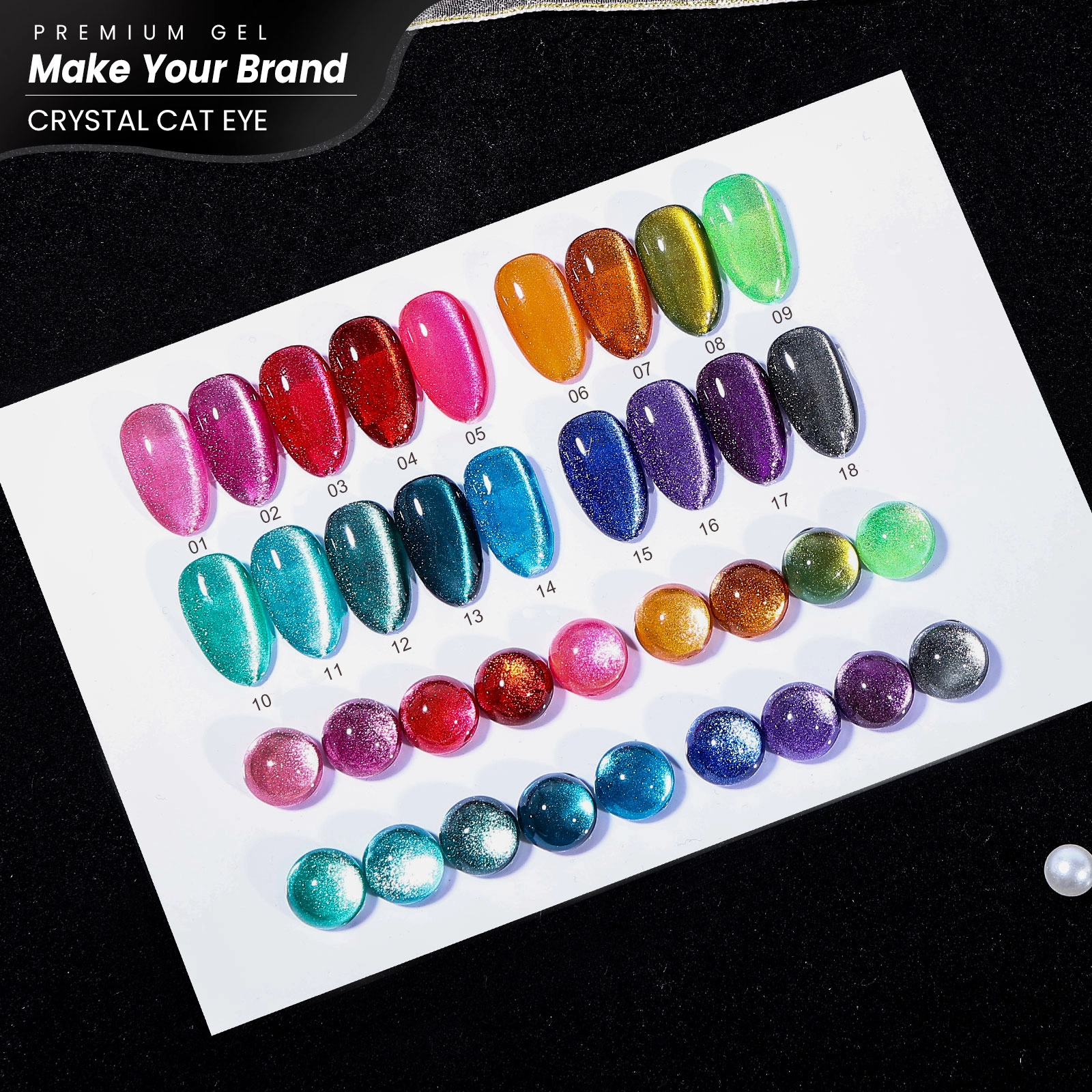 18色-Crystal-Cat-Eye-2 - Hanyinails