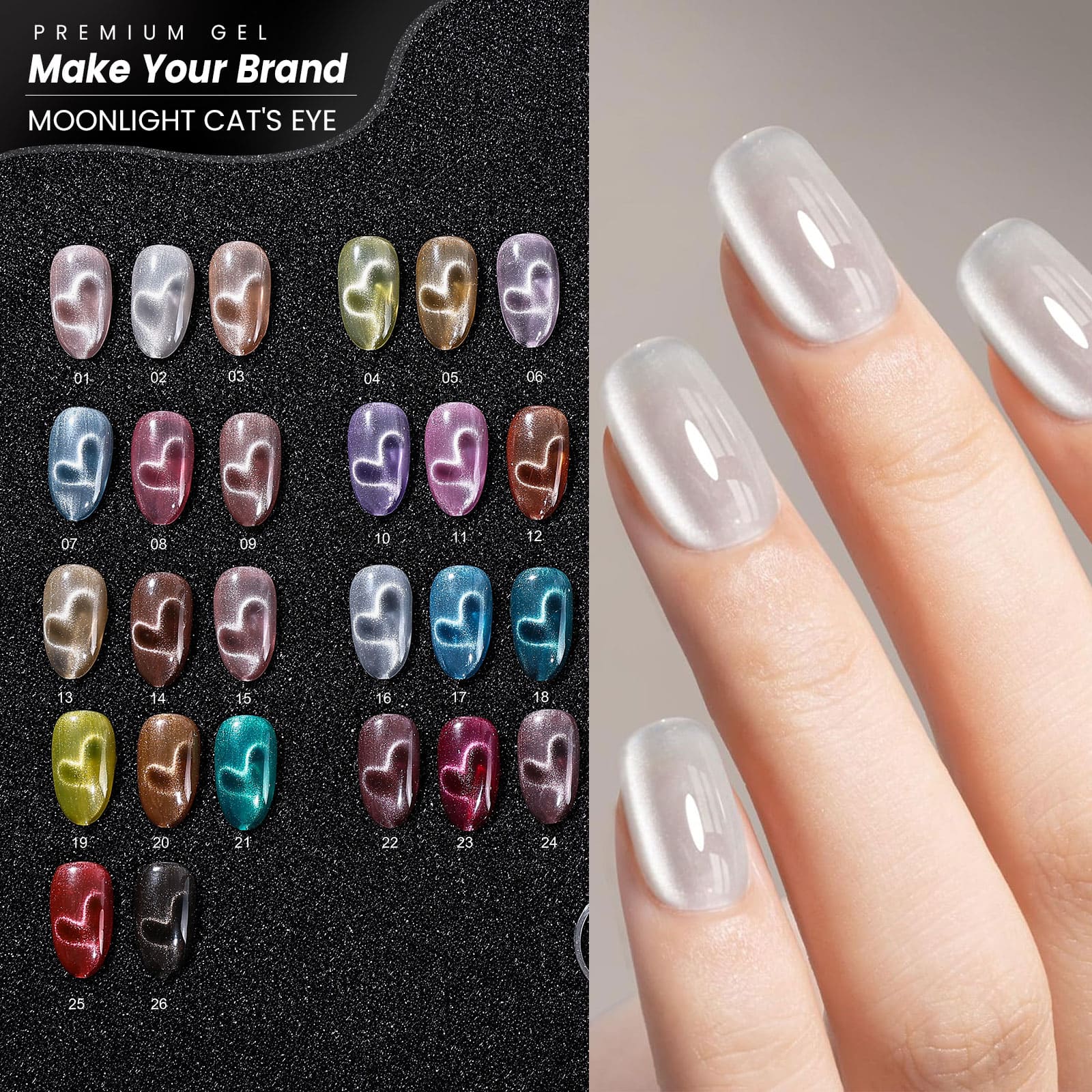 26Colors Moonlight Cateye Gel Polish Kit