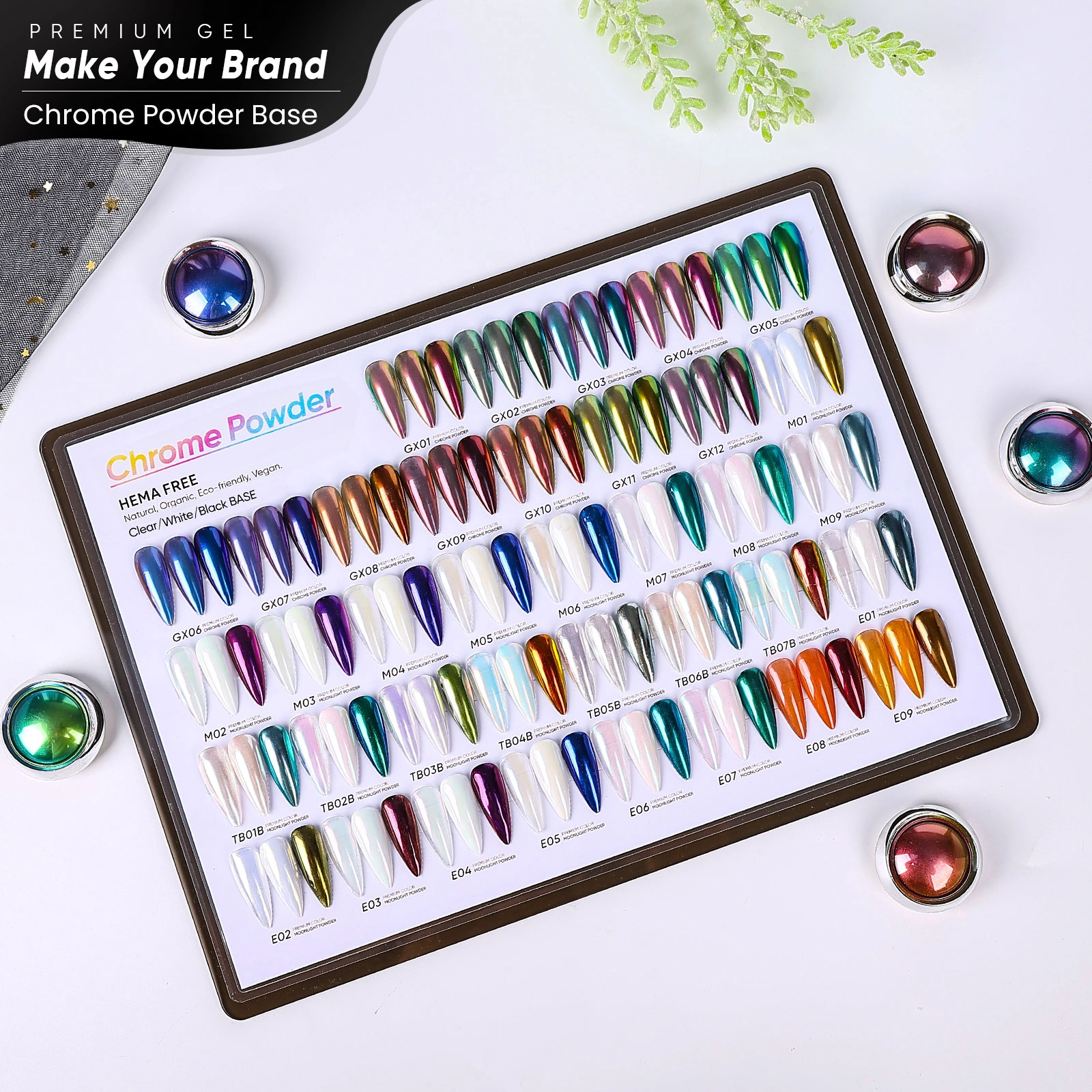 Chrome nail powder - Hanyinails