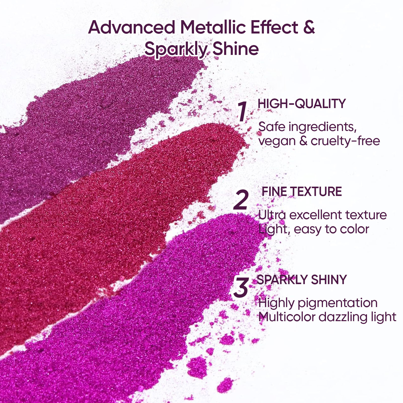 Chrome powder for nails