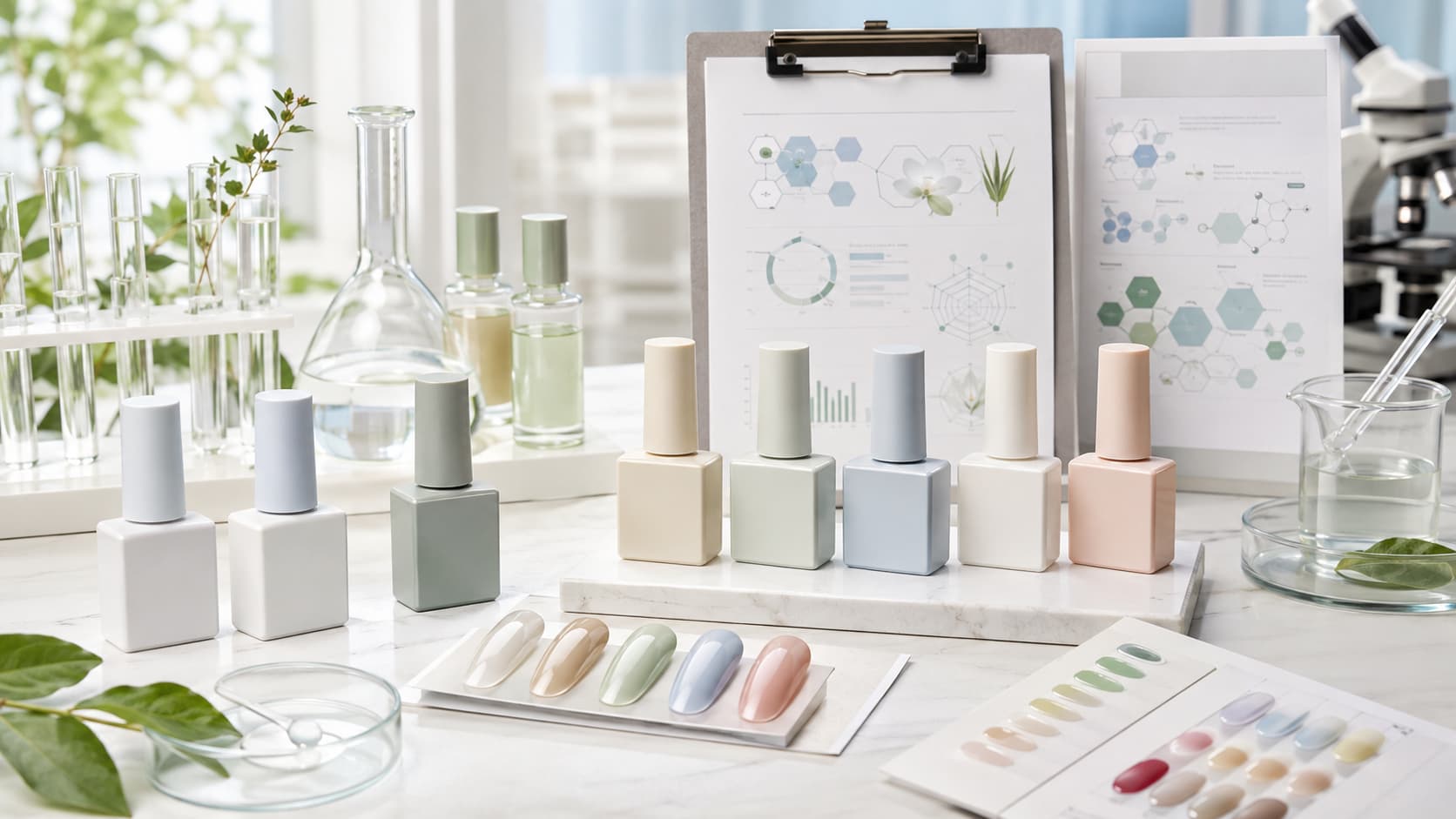 Cleaner gel polish formula options including HEMA-free and TPO-free nail products