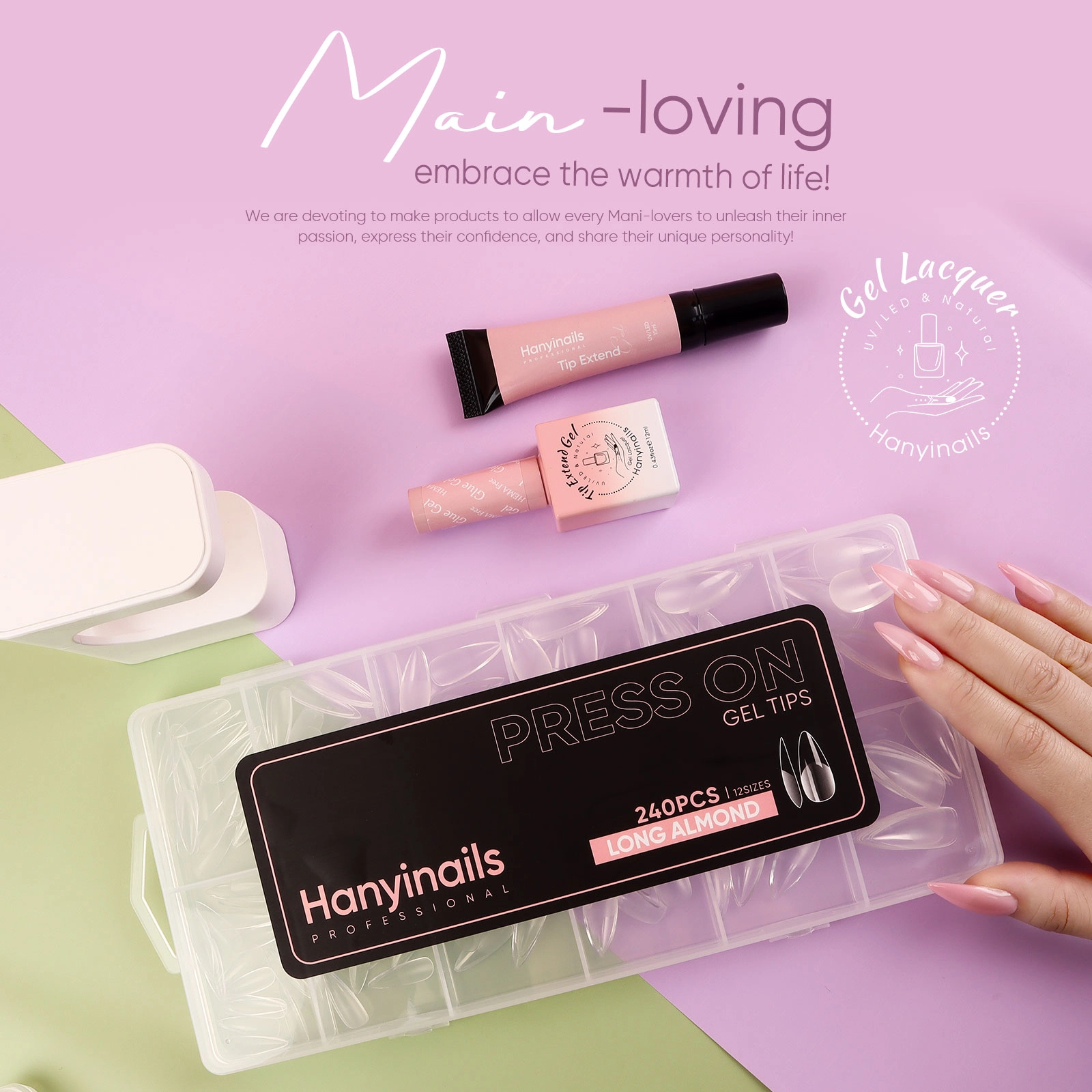 прозрачные-накладные-на-ногти-для-маникюра-сделай-сам - Hanyinails прозрачные накладные ногти для самостоятельного маникюра - Hanyinails