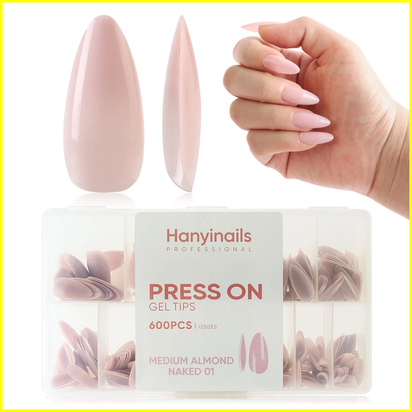 цветные кончики ногтей дизайн - Hanyinails