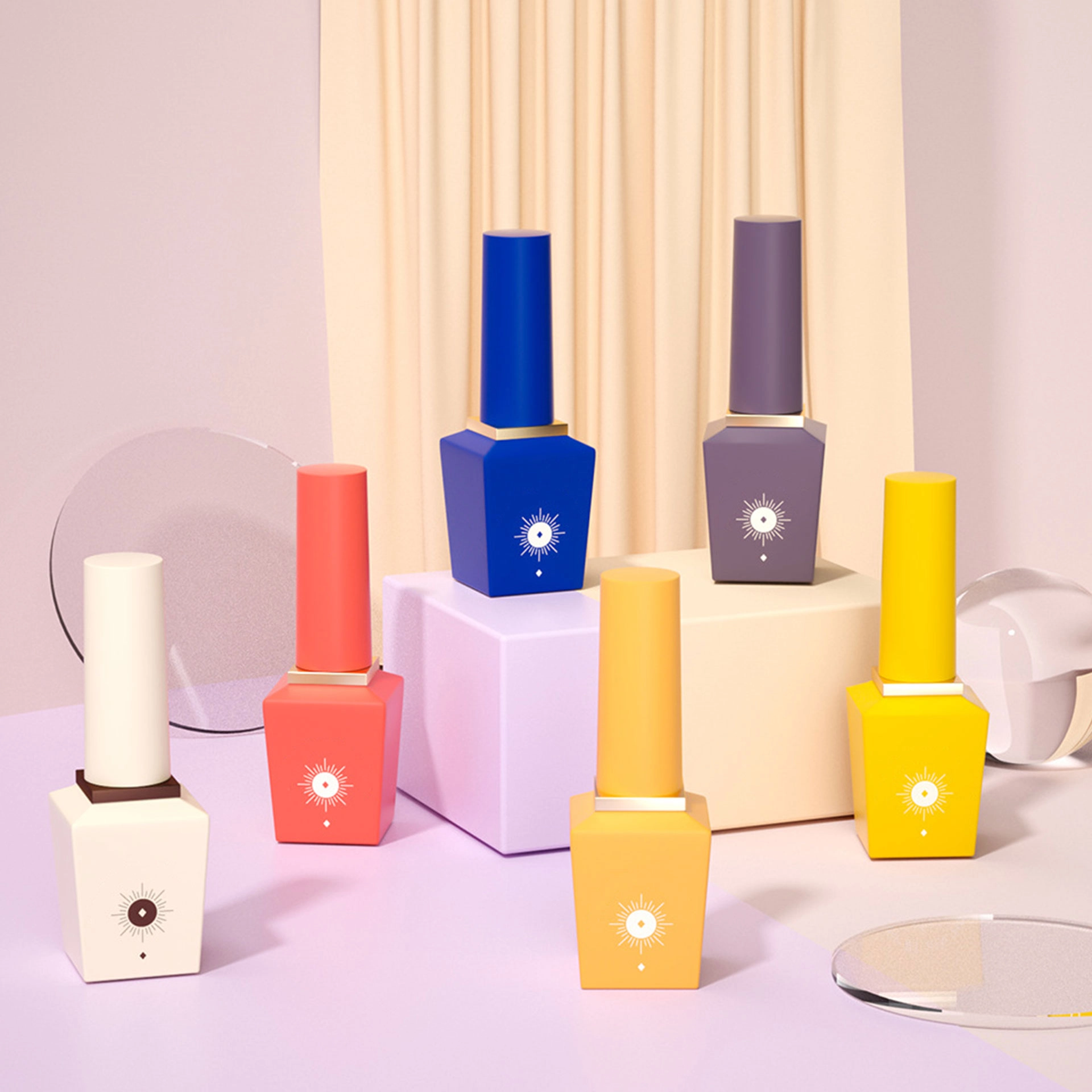 colored gel polish bottle - Hanyinails