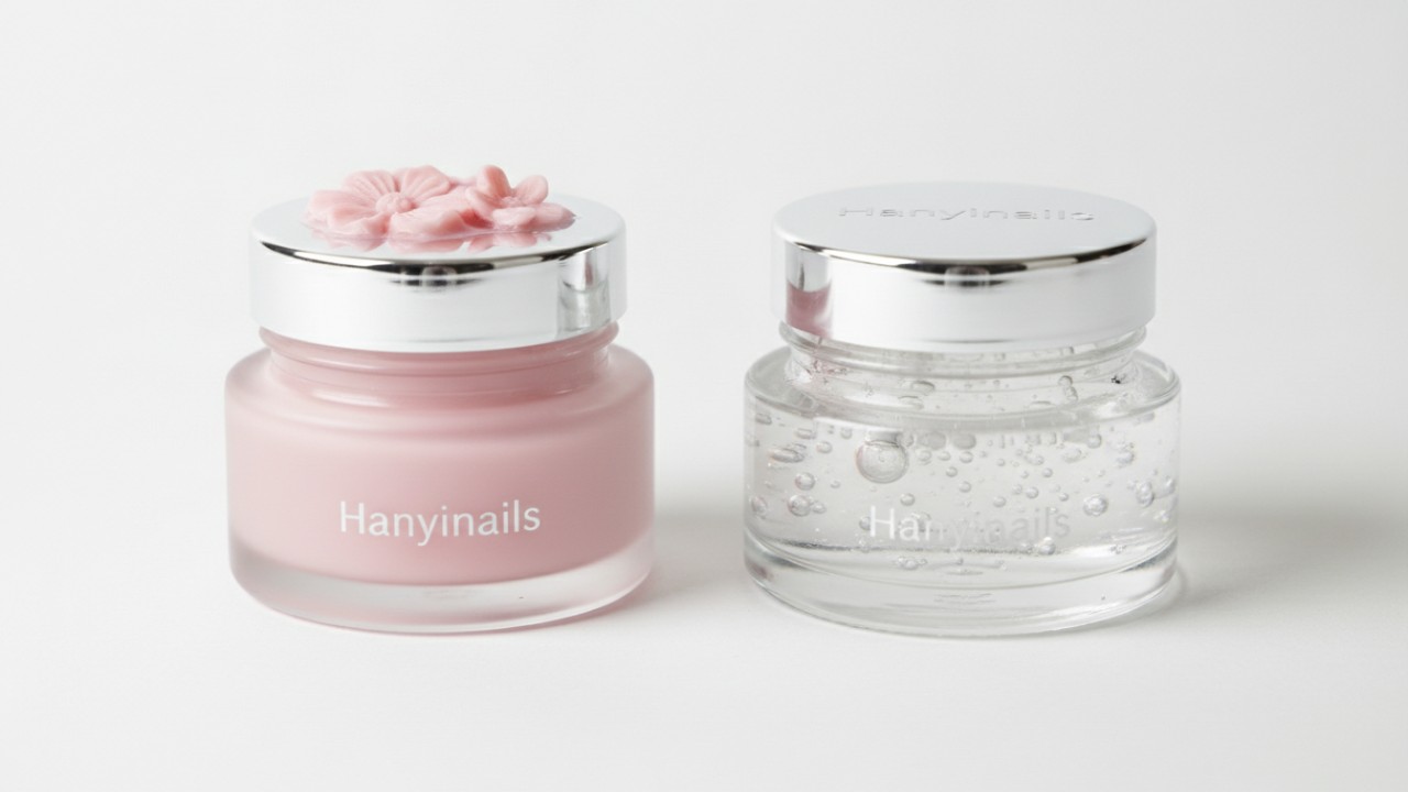 Comparison of opaque carving gel and transparent crystal 3D nail gel for professional use