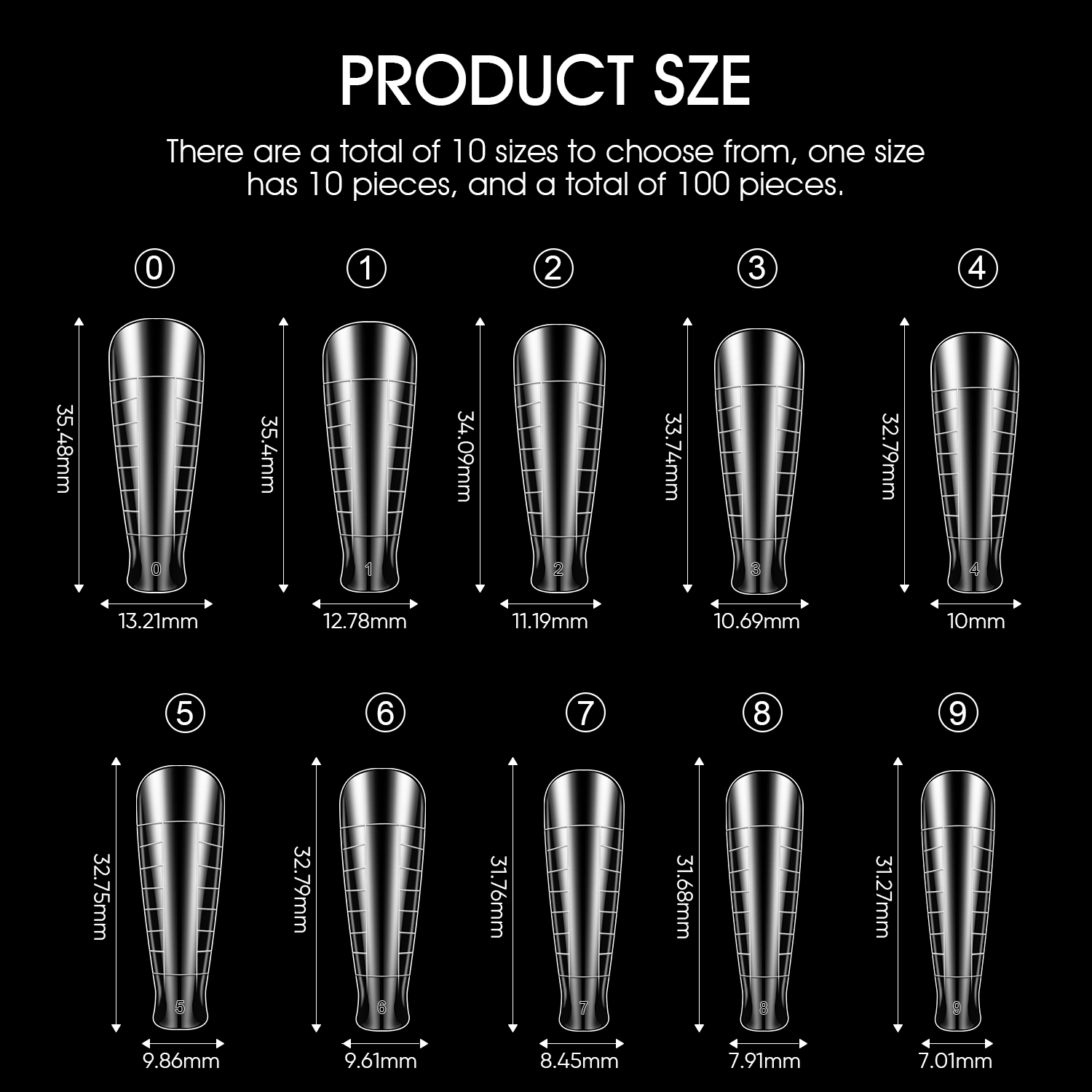 Disposable nail form - Hanyinails