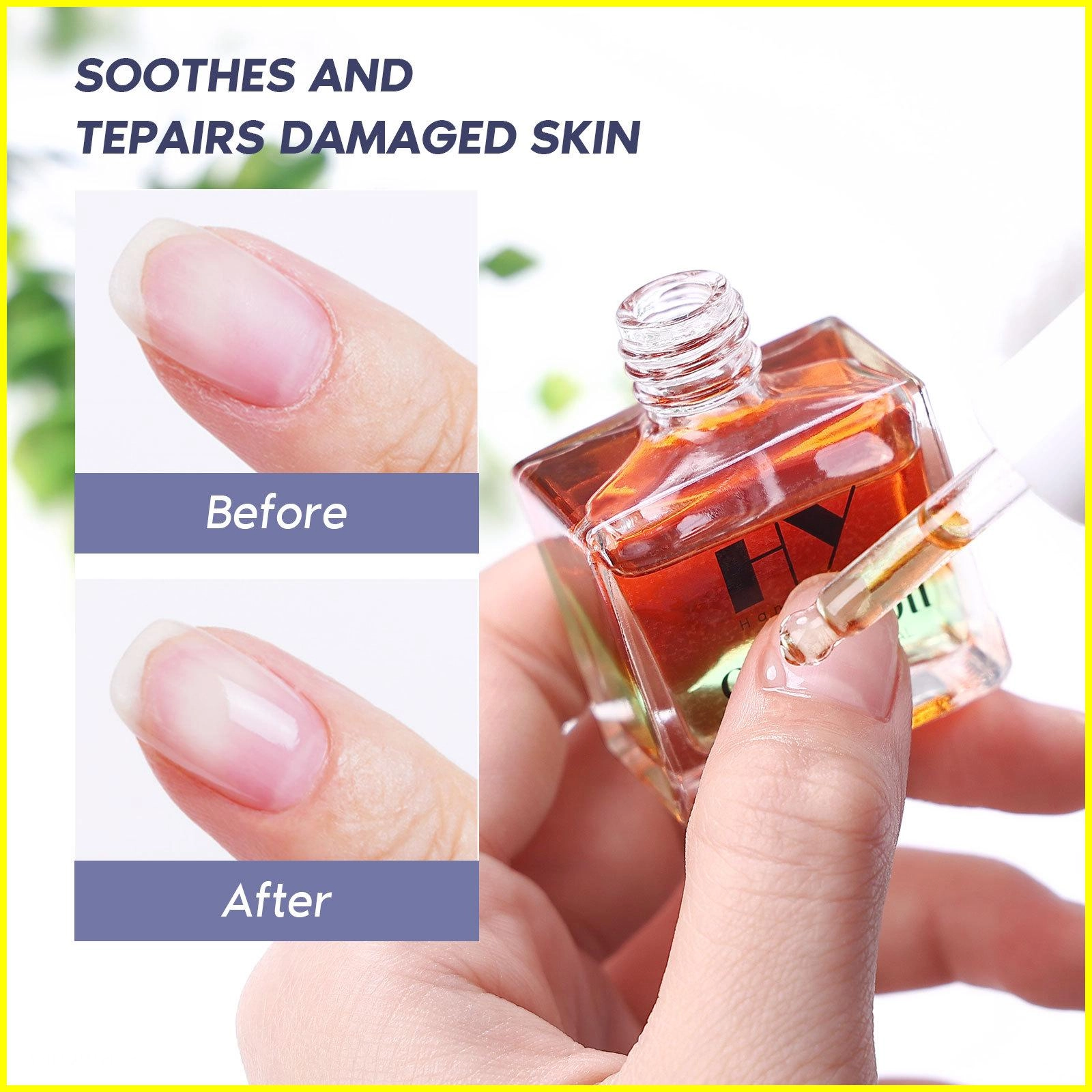 Двухцветное масло для кутикулы и ногтей - Hanyinails Двухцветное масло для кутикулы ногтей - Hanyinails