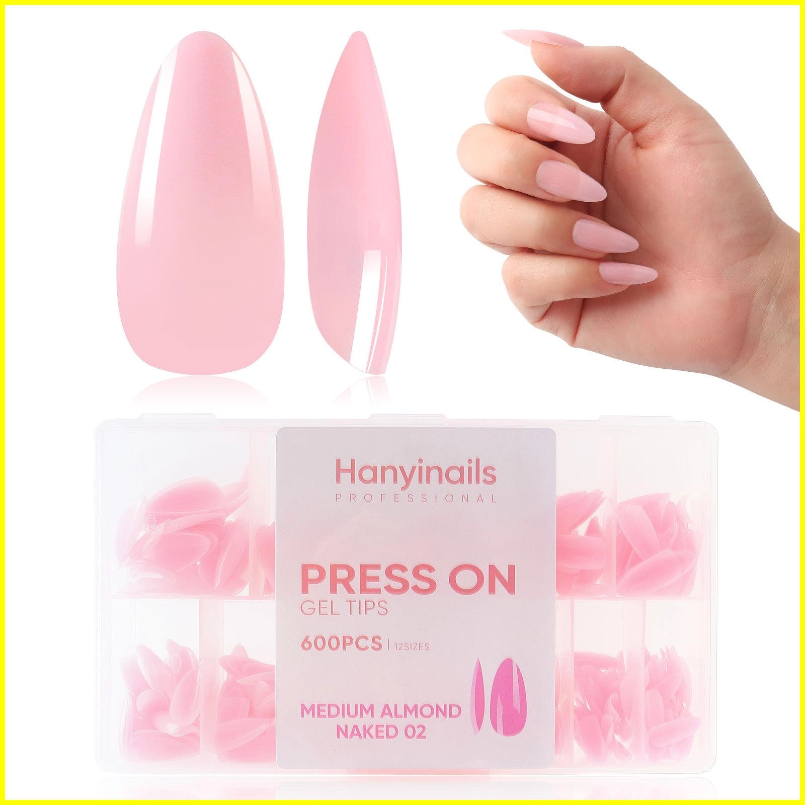 Французские цветные типсы для ногтей - Hanyinails