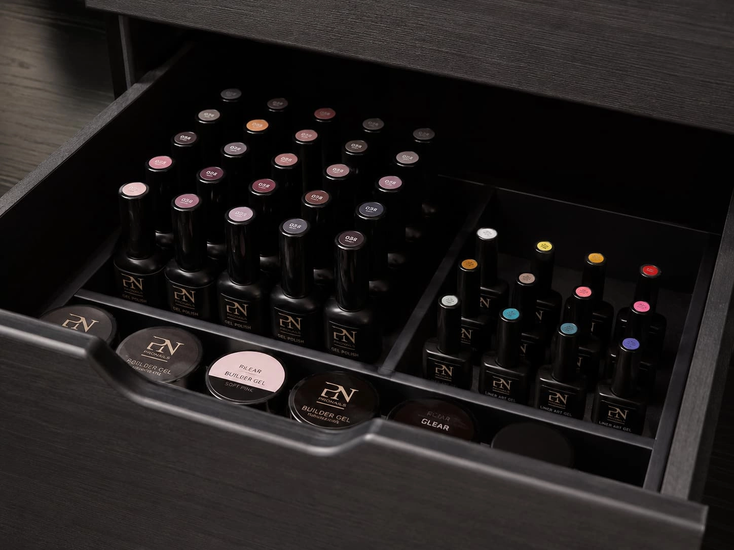 Gel nail products stored in a cool dry dark place - Hanyinails