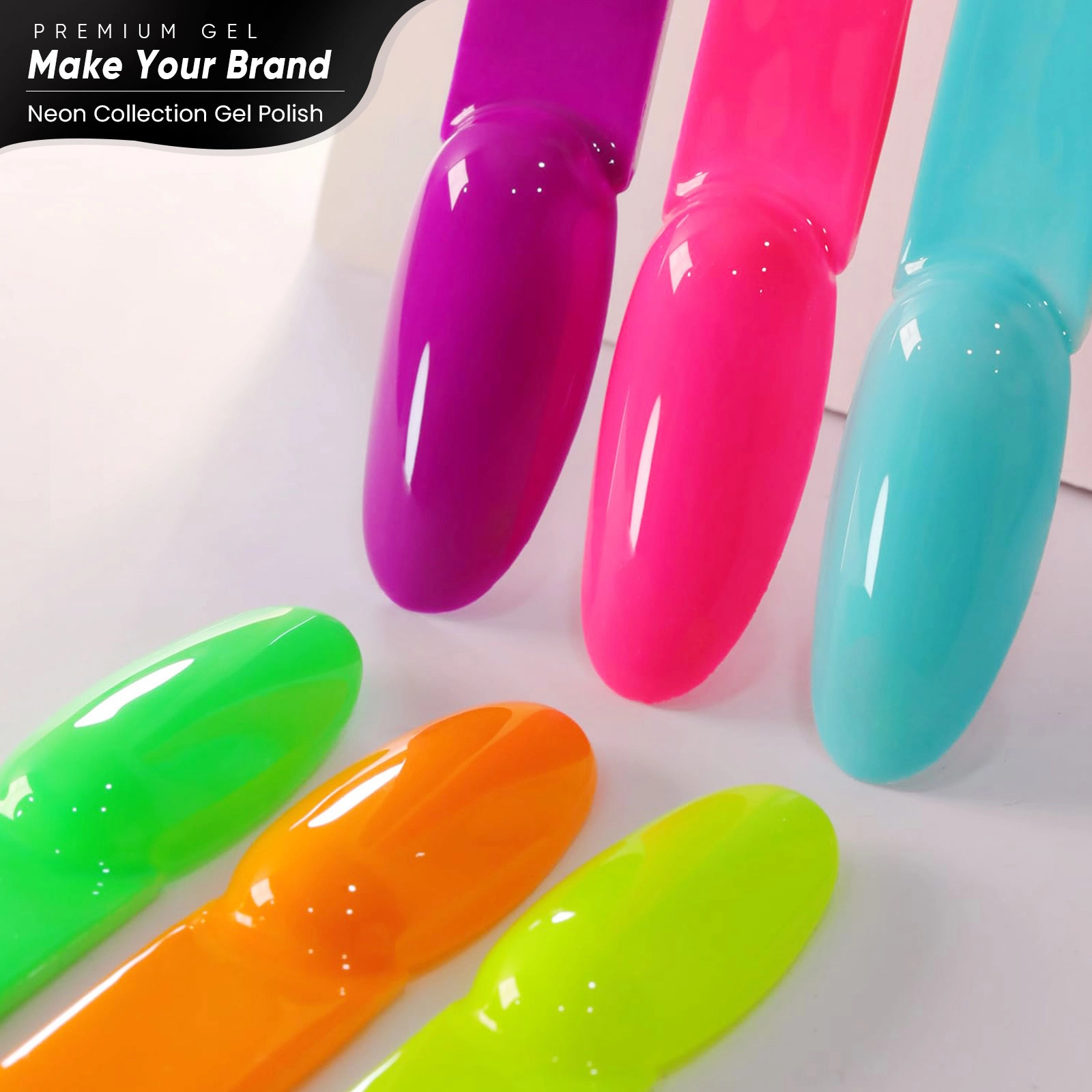 Glow in the dark nails - Hanyinails