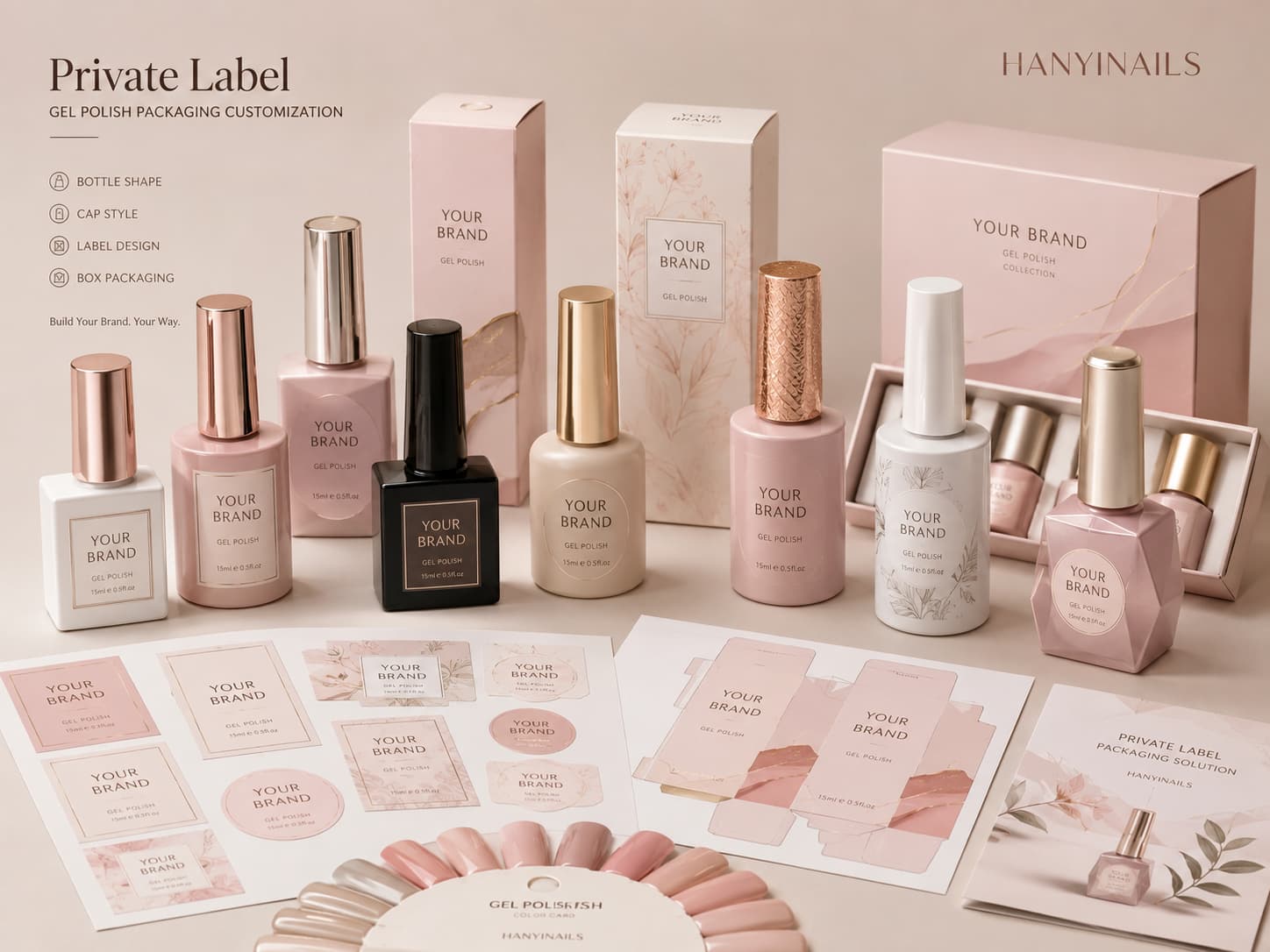 Hanyinails professional gel polish for salons and nail brands