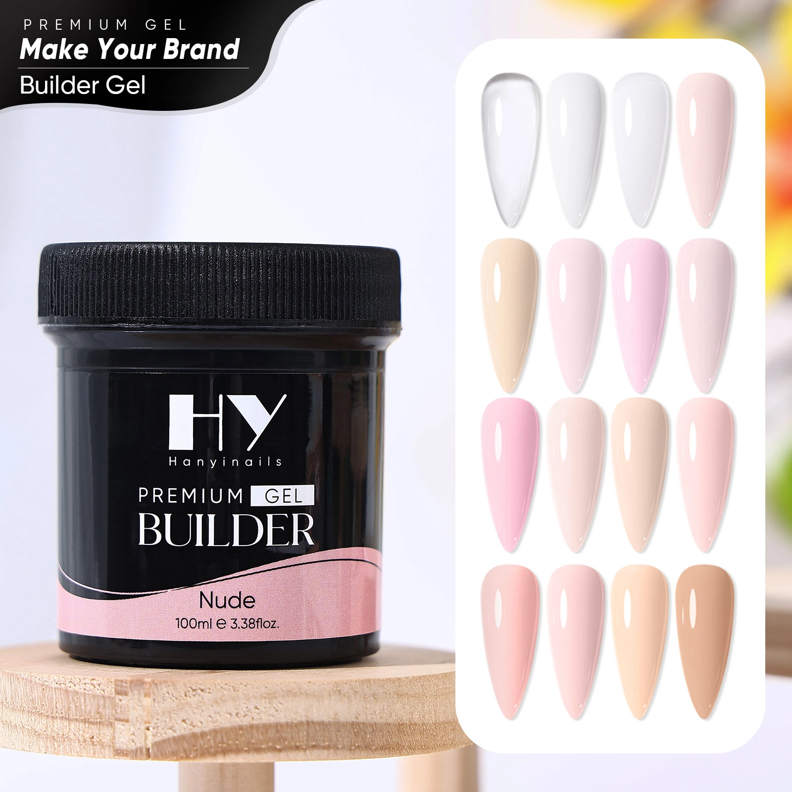 hard gel vs builder gel - Hanyinails
