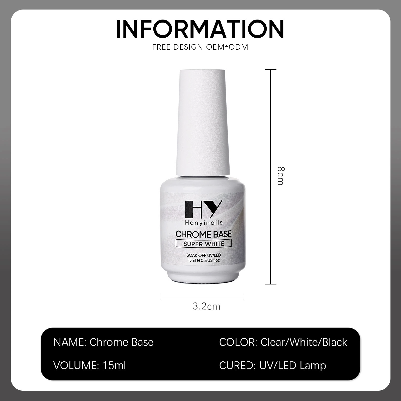 Holographic base gel - Hanyinails