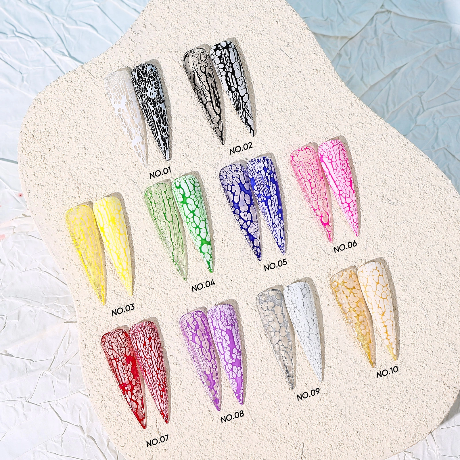 how-to-create-abstract-gel-nails - Hanyinails how to create abstract gel nails - Hanyinails