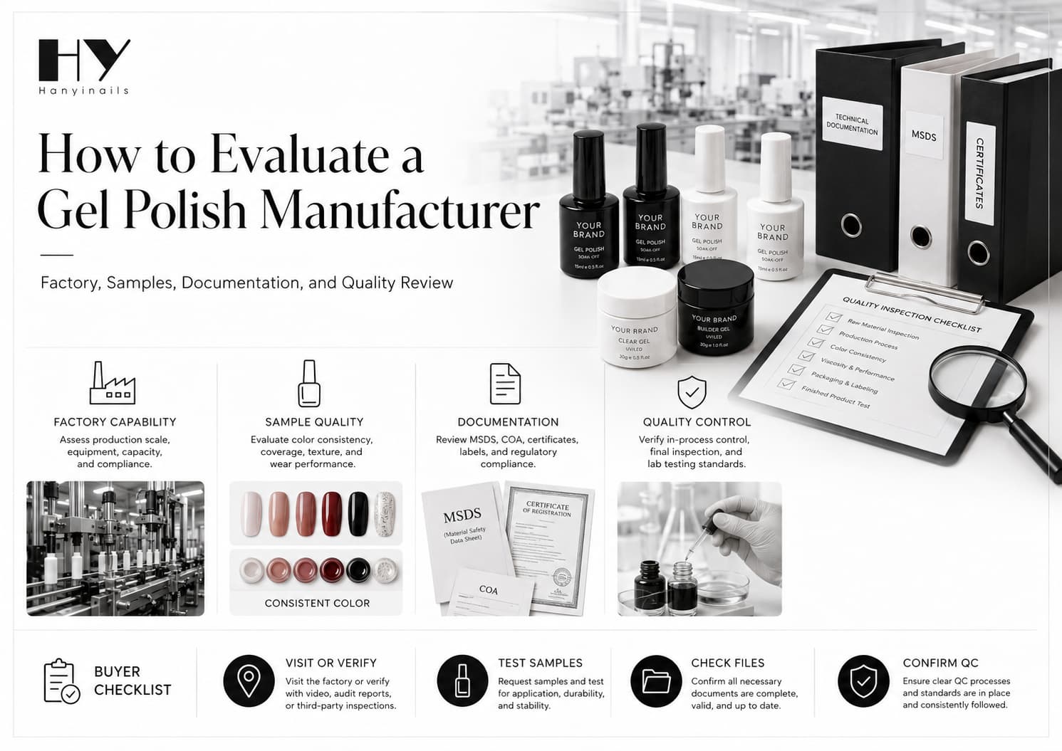 How to evaluate a gel polish manufacturer