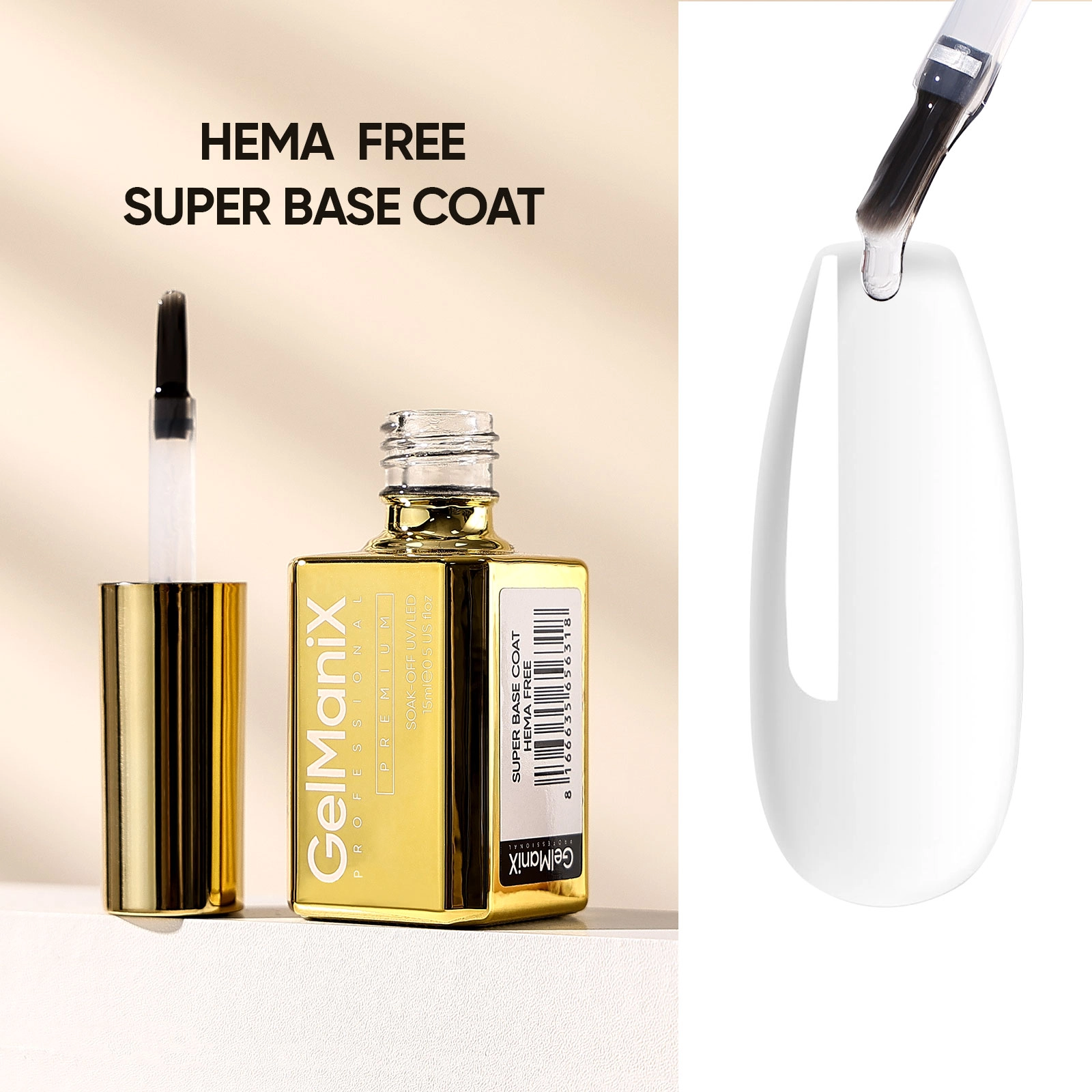 hypoallergenic nail base coat - Hanyinails
