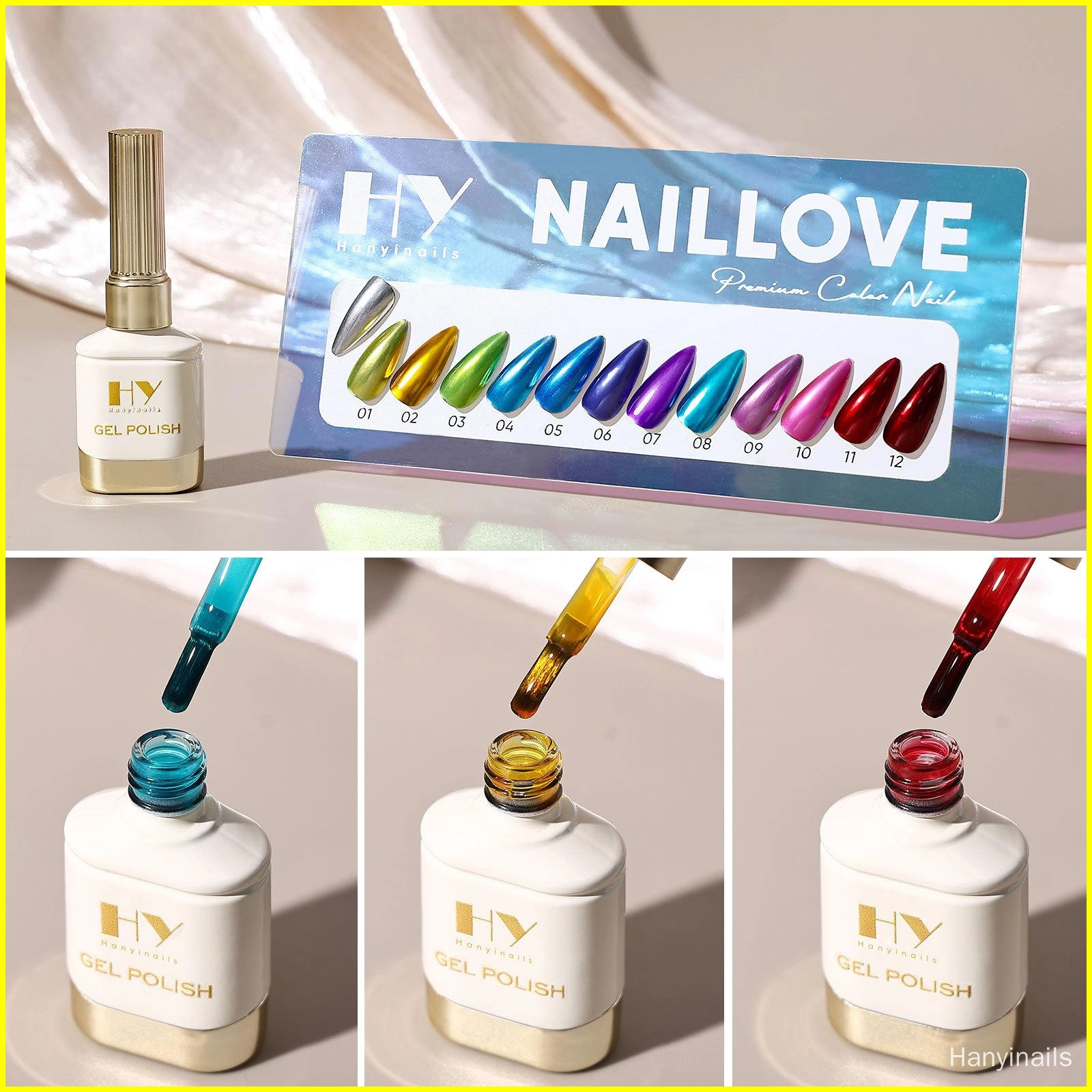 набор гель-лаков для желе - Hanyinails
