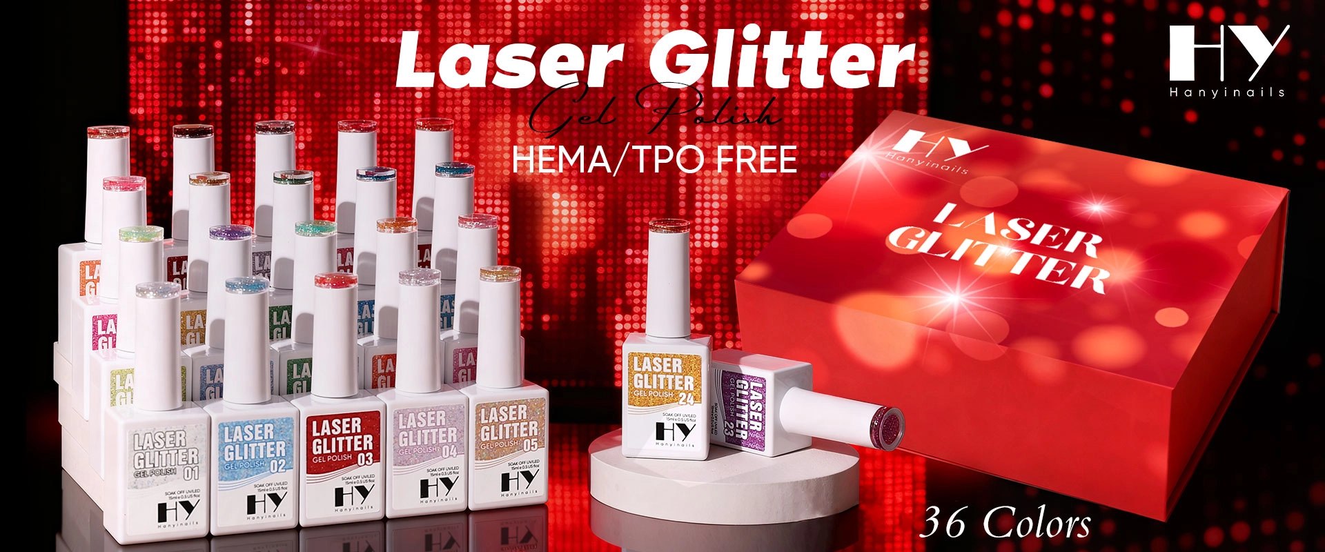 Laser-Glitter-banner - Hanyinails