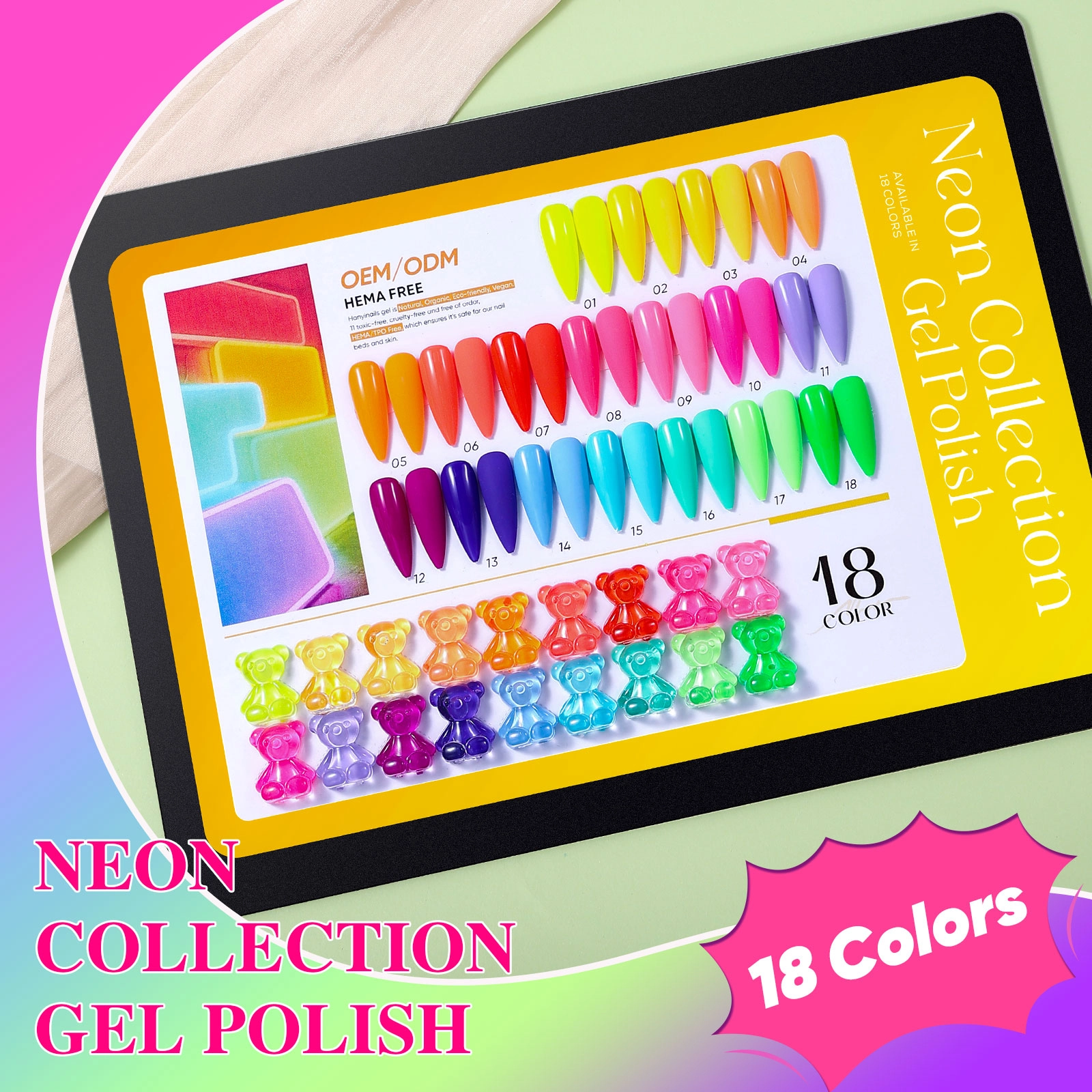 LED neon nails - Hanyinails