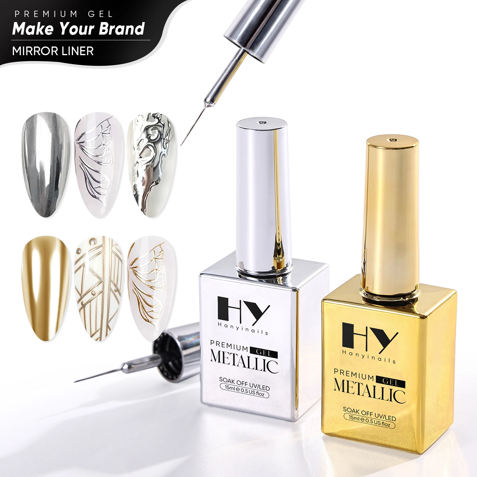 metallic-liner-gel-OEM - Hanyinails metallic liner gel OEM - Hanyinails