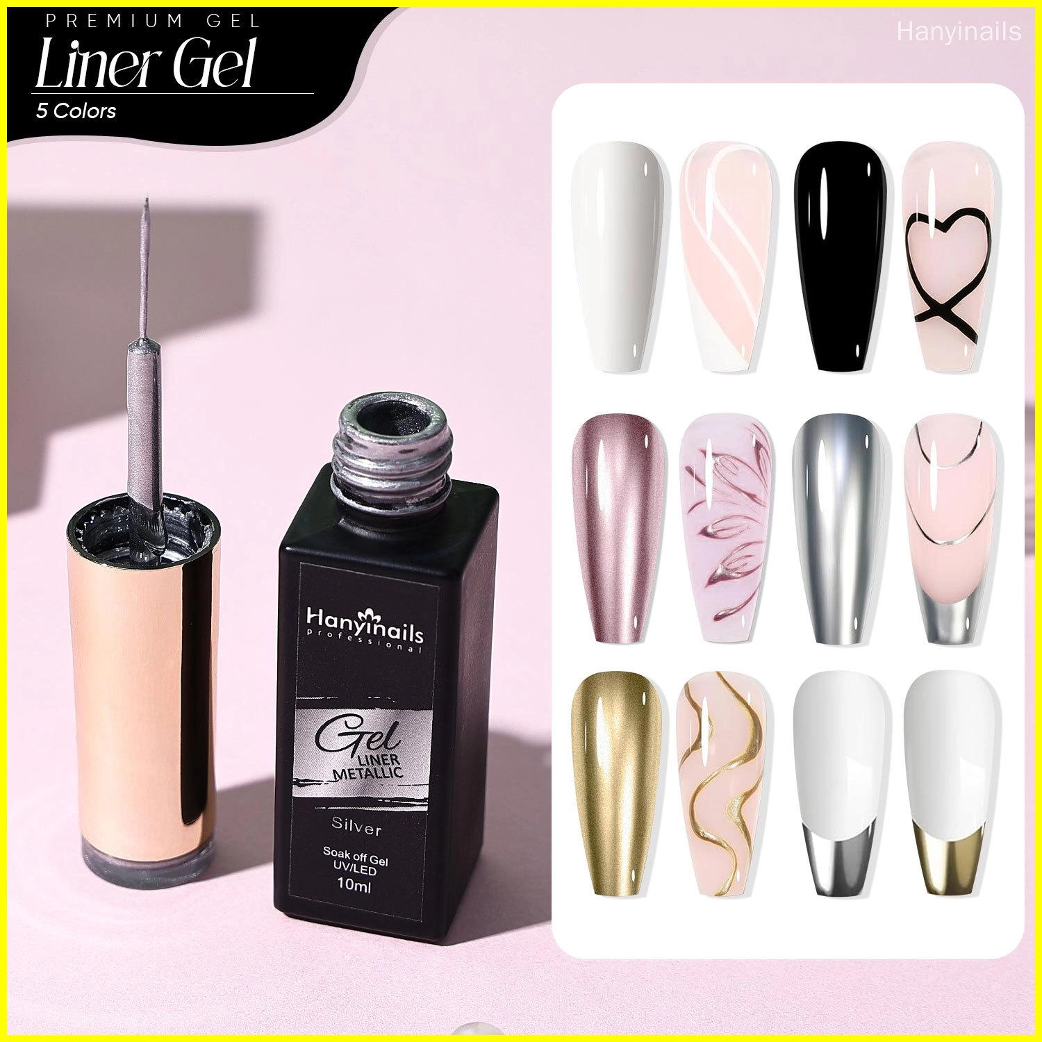 nail-art-liner-gel-pish - Hanyinails гель-лак для нейл-арта - Hanyinails
