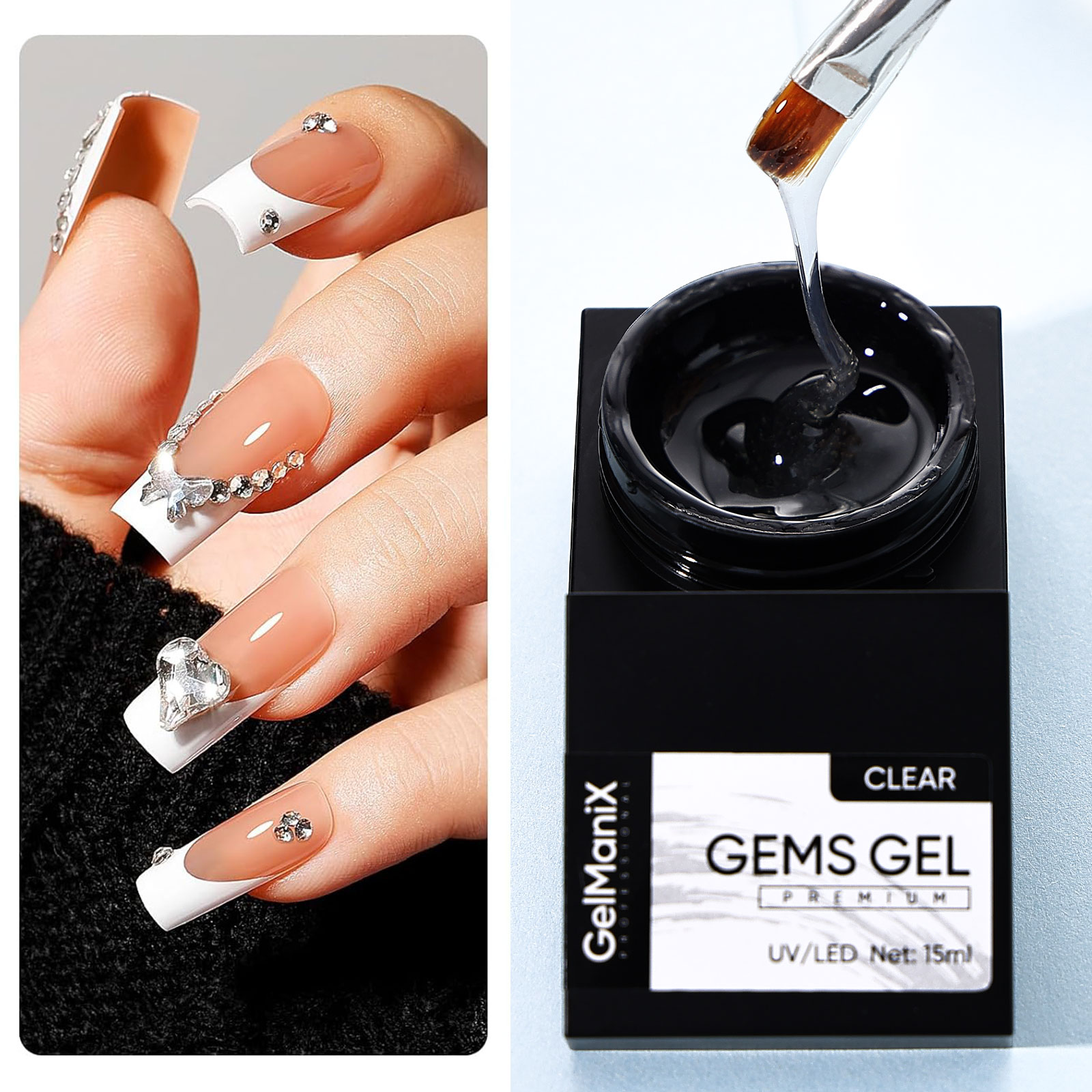 nail art rhinestone adhesive