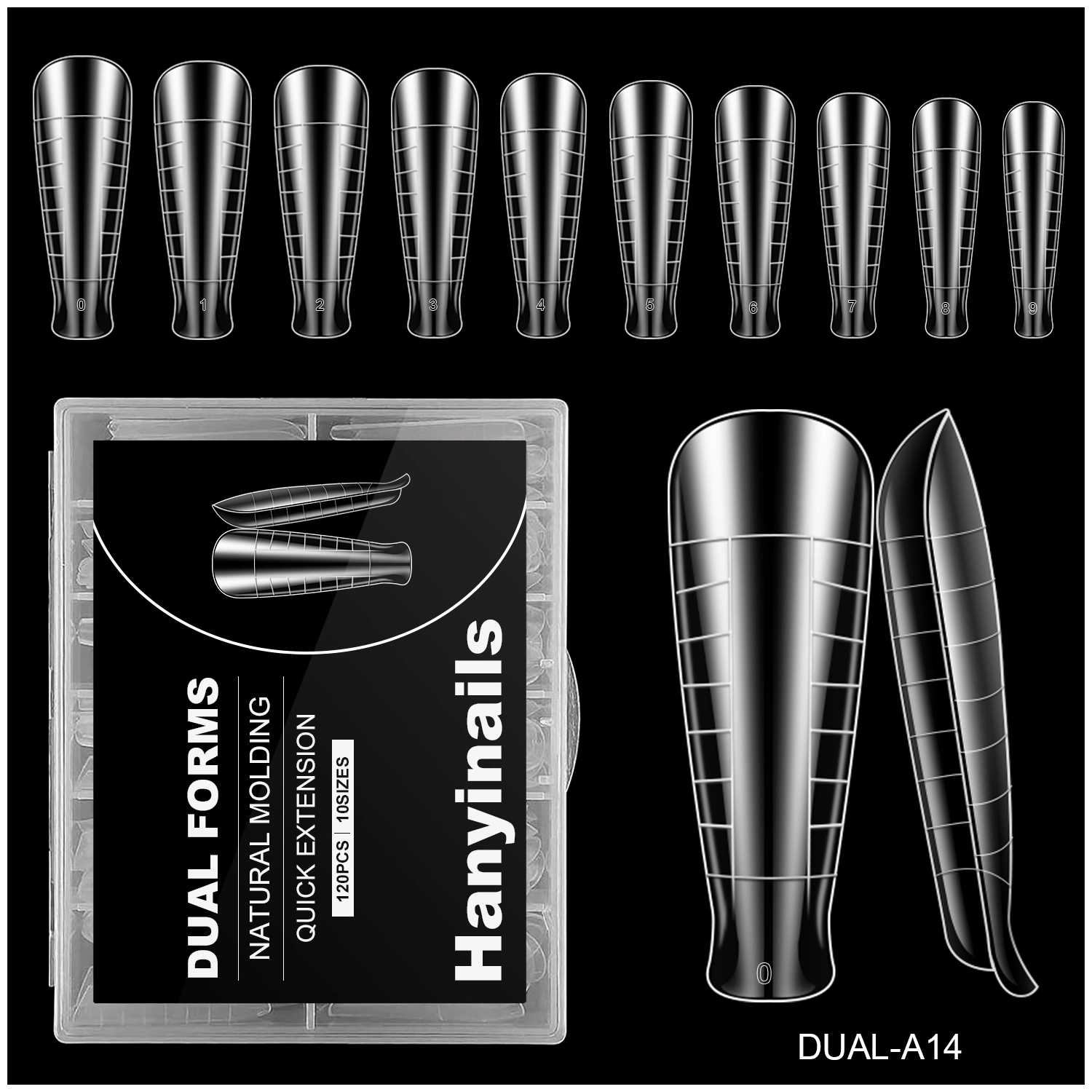 Nail building form - Hanyinails