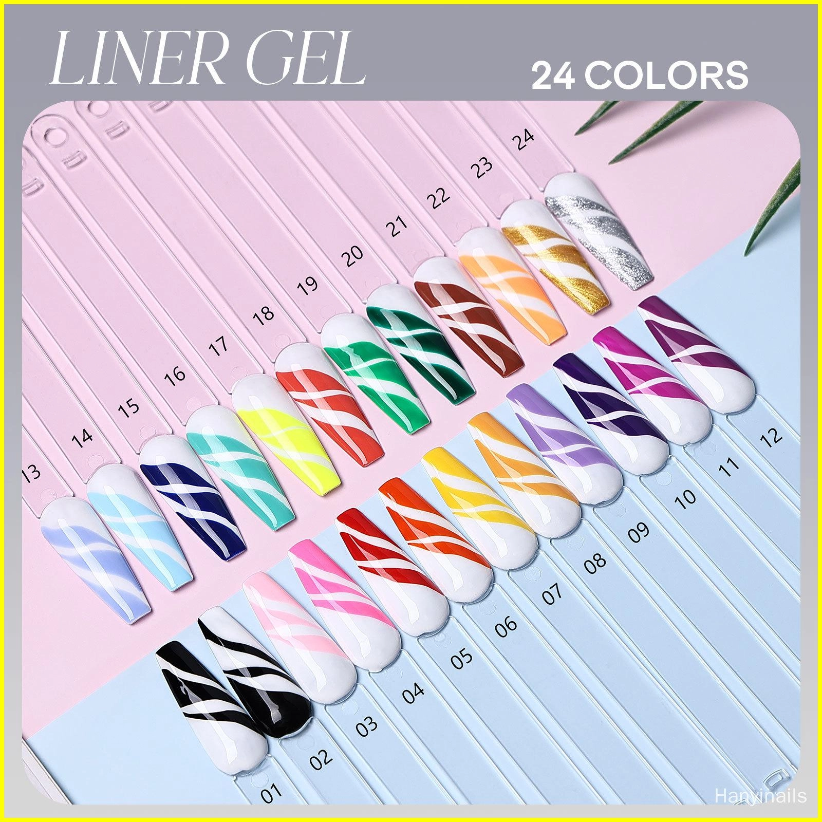Nail-Liner-Art-Gel - Hanyinails Гель для подводки ногтей - Hanyinails