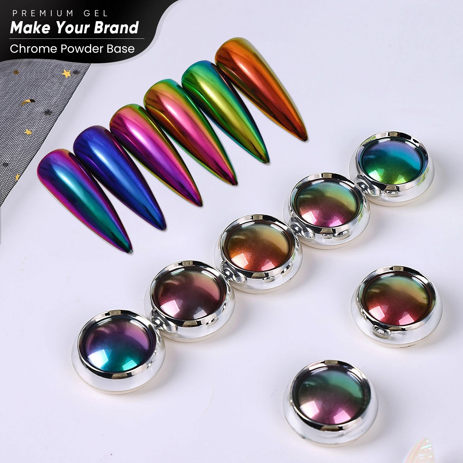 Nail mirror effect powder - Hanyinails