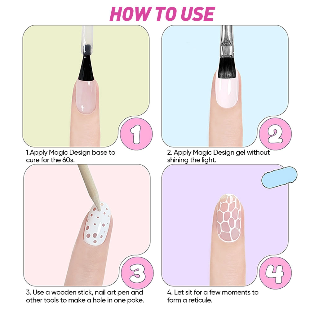 Волшебный гель, не требующий стирания - Hanyinails