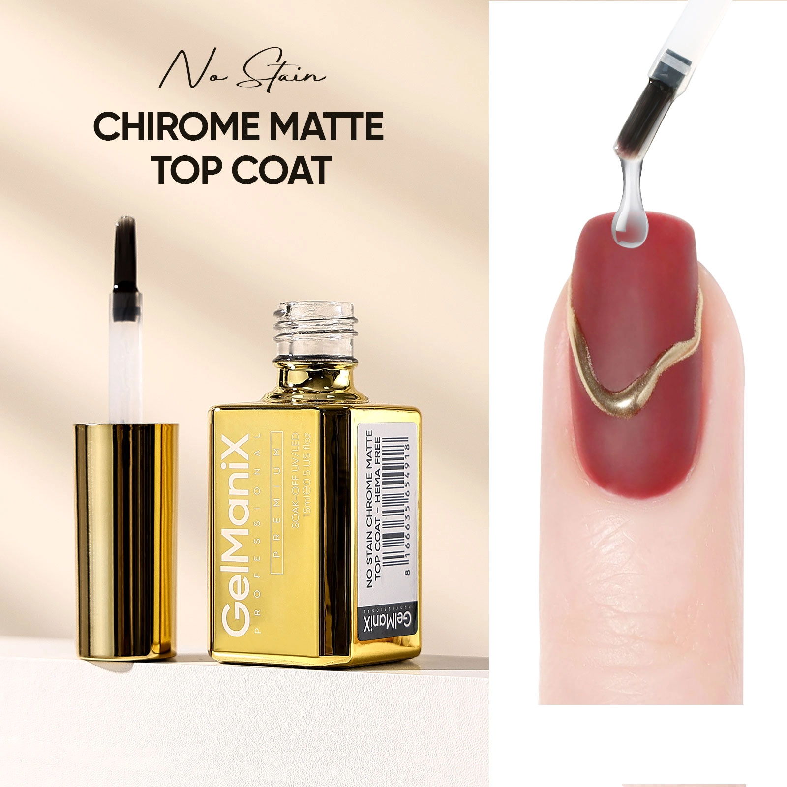 non-stain matte top coat - Hanyinails