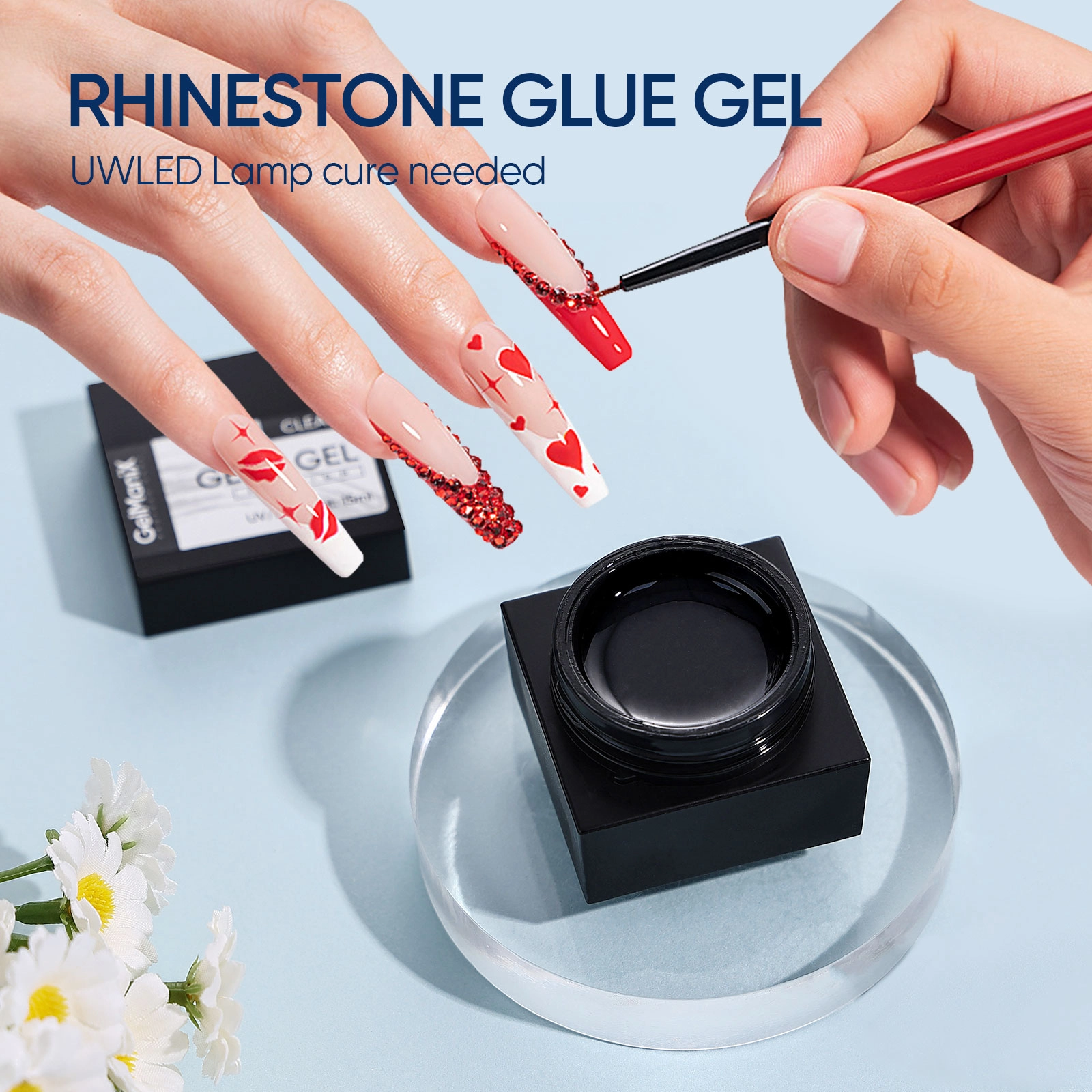 OEM-nail-rhinestone-gel - Hanyinails OEM nail rhinestone gel - Hanyinails