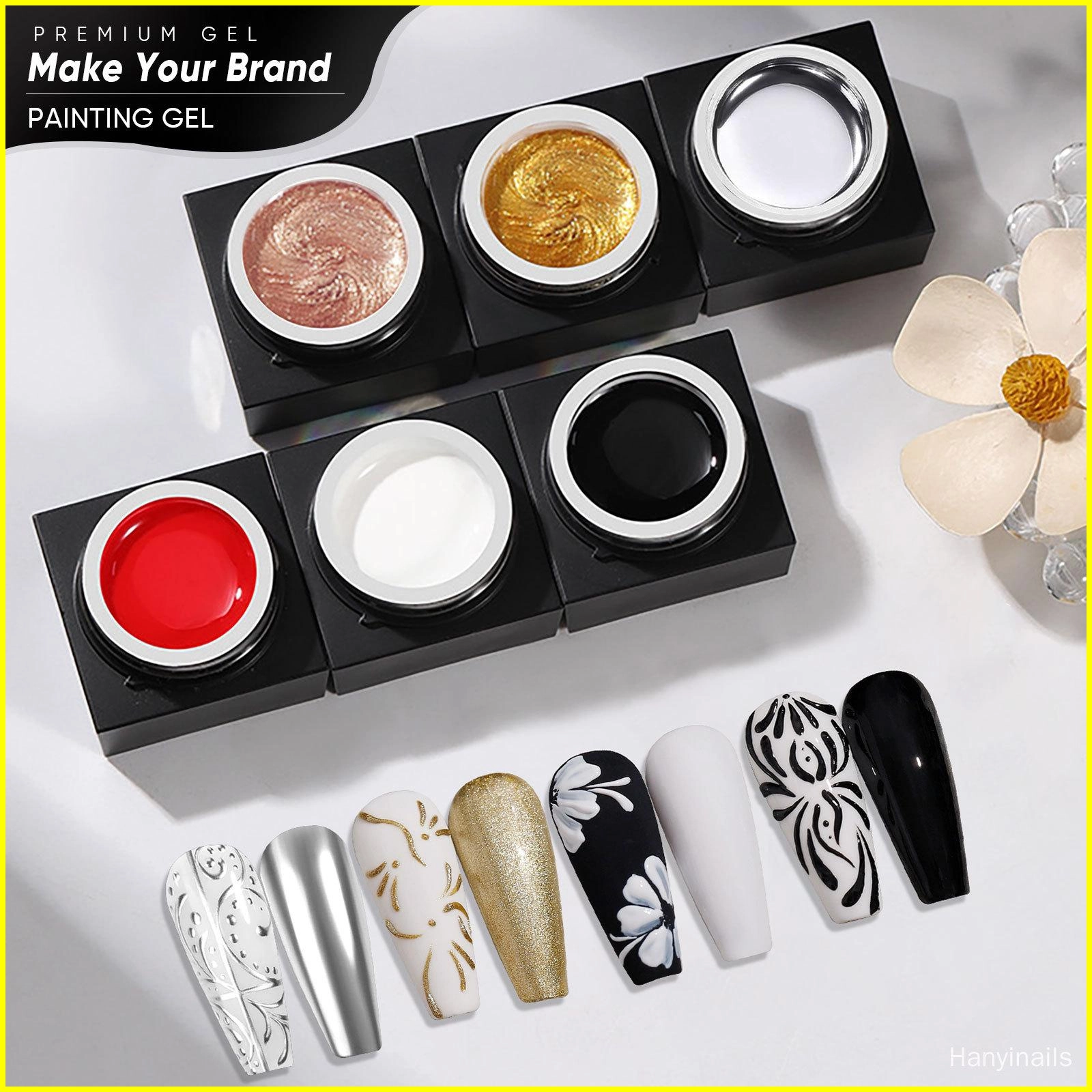 painting gel nails - Hanyinails