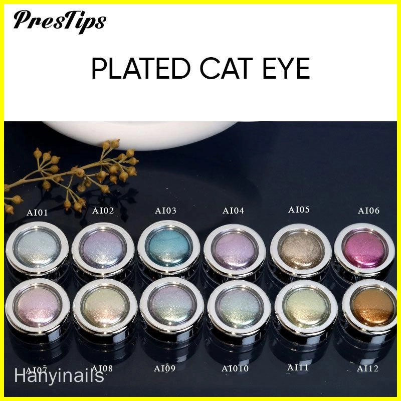 Ojo de gato chapado - Hanyinails