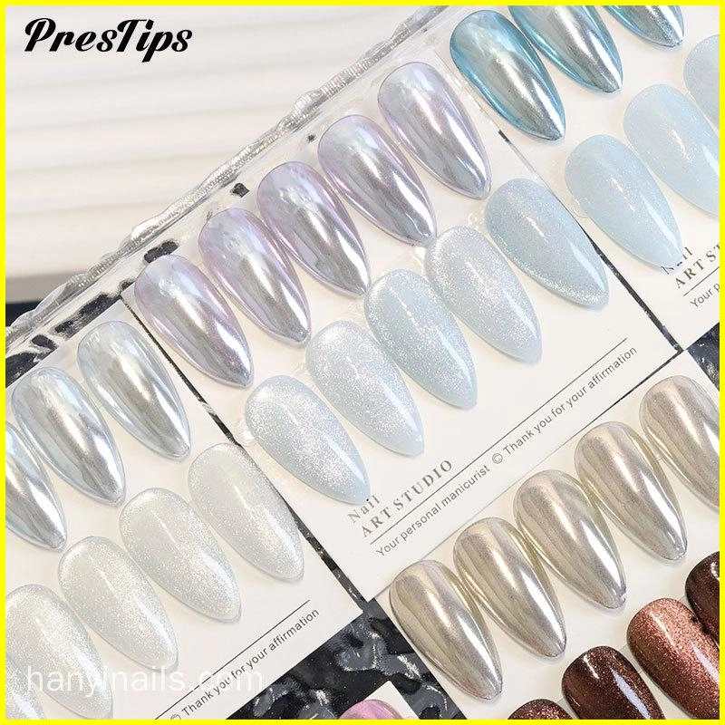 plated cat eye gel polish - Hanyinails
