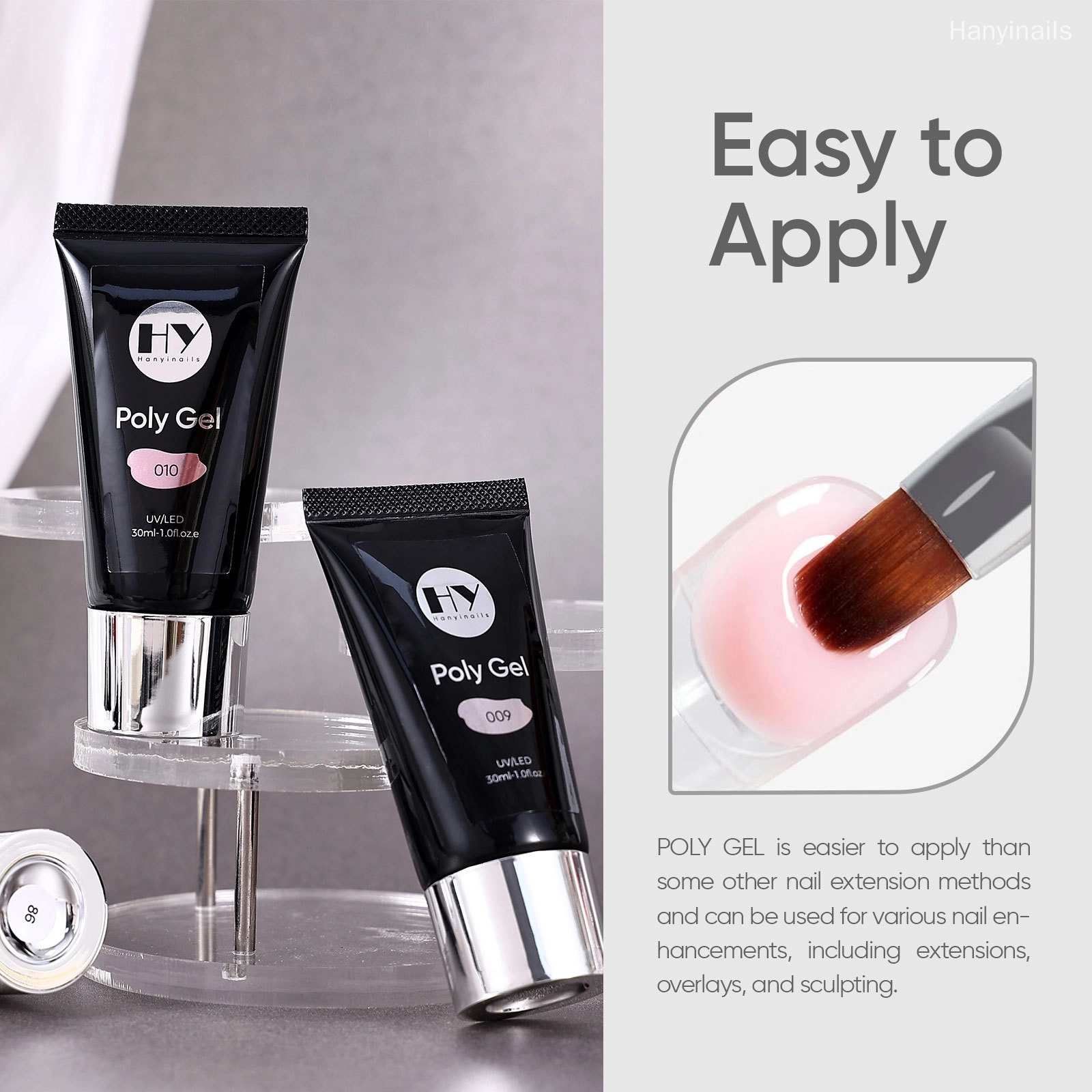 Полигель для двойных форм - Hanyinails